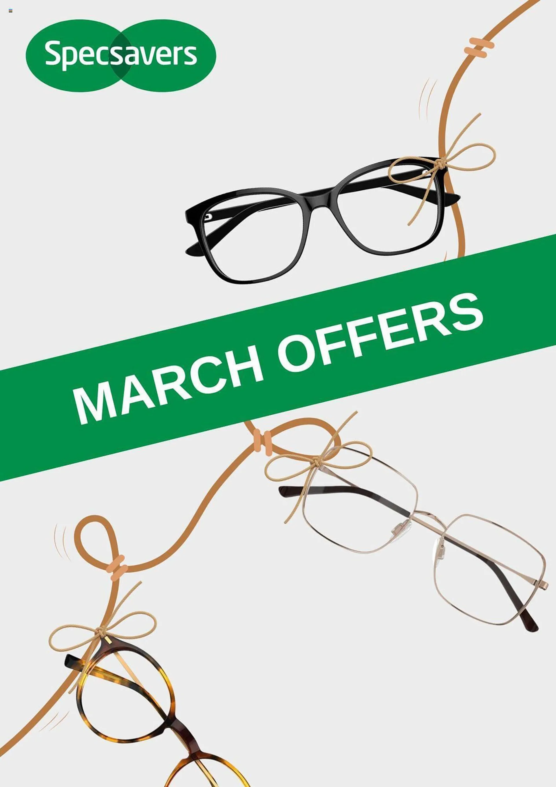 Specsavers leaflet from 3 March to 3 April 2024 - Catalogue Page 1
