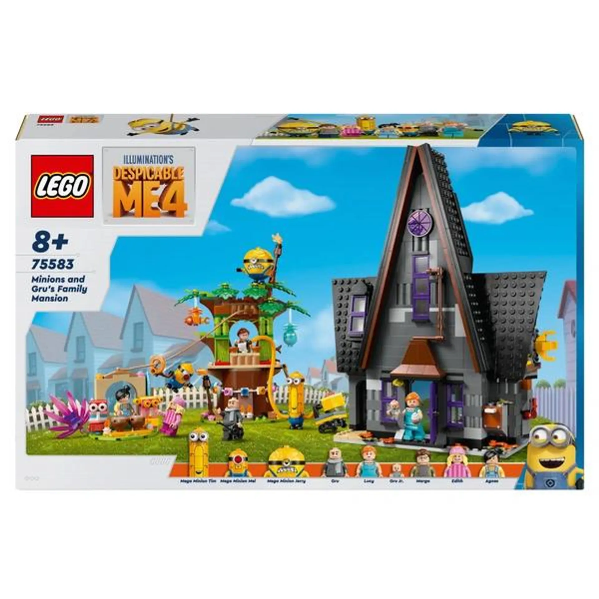 LEGO Despicable Me 75583 Minions and Gru's Family Mansion Set