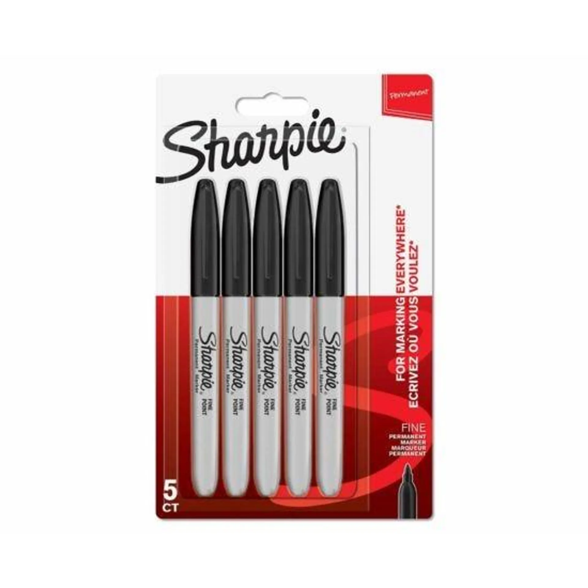 Sharpie Fine Marker Pen Pack of 5