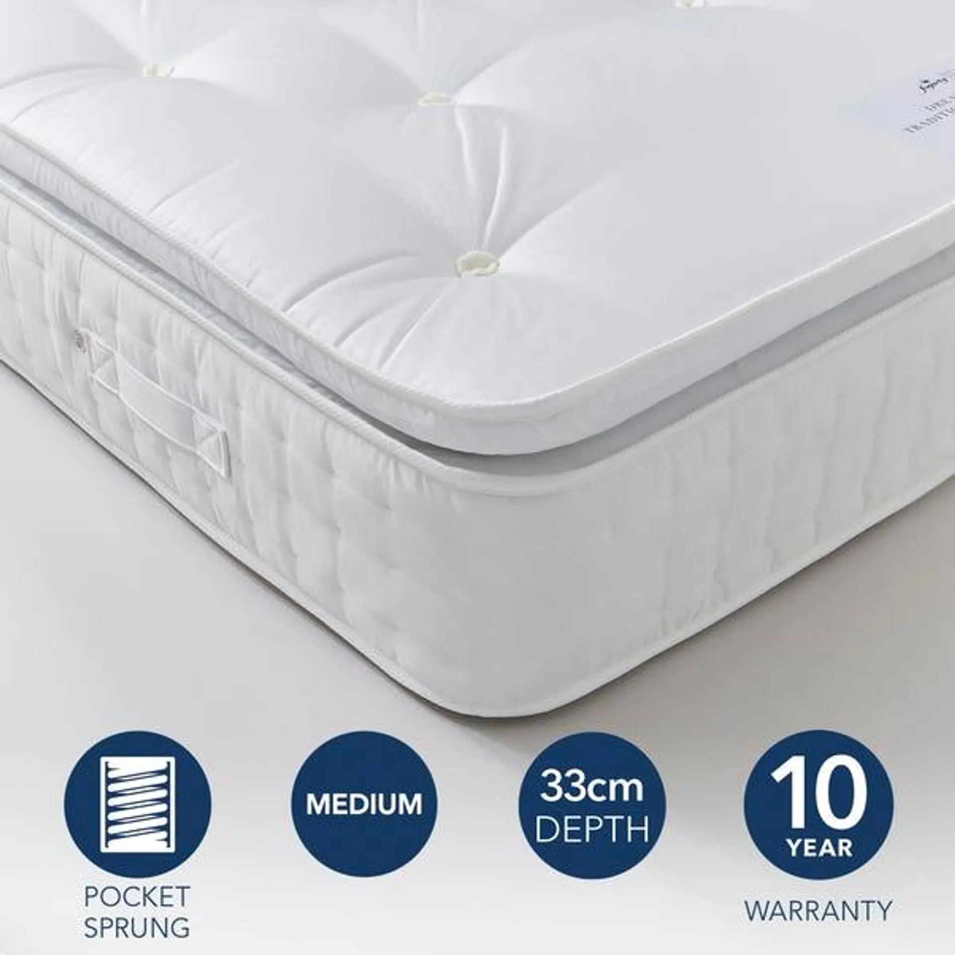 Fogarty Dreamy Comfort Pillow Top 1000 Pocket Sprung Mattress