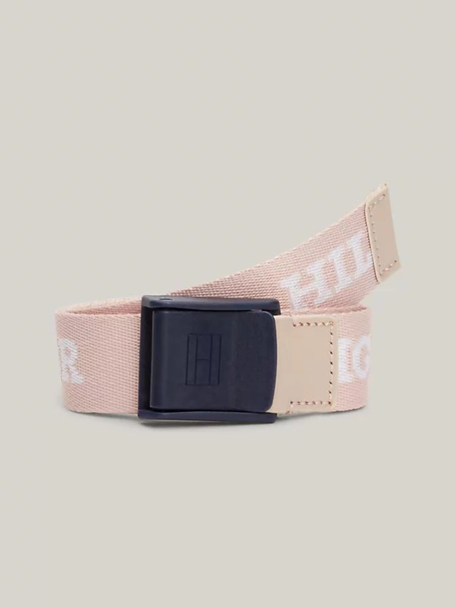 Kids' Essential Hilfiger Monotype Logo Webbing Belt