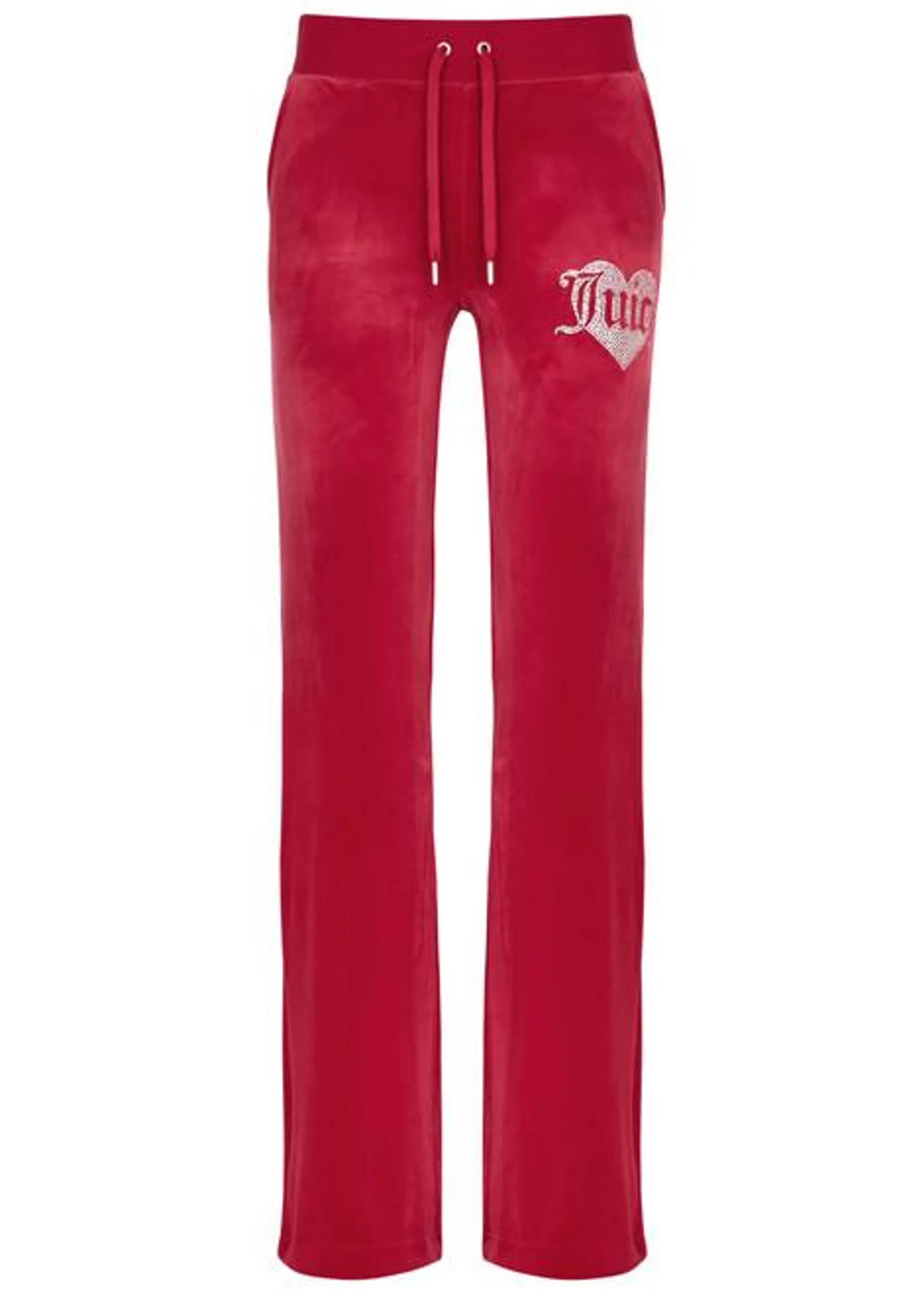 Del Ray logo velour sweatpants