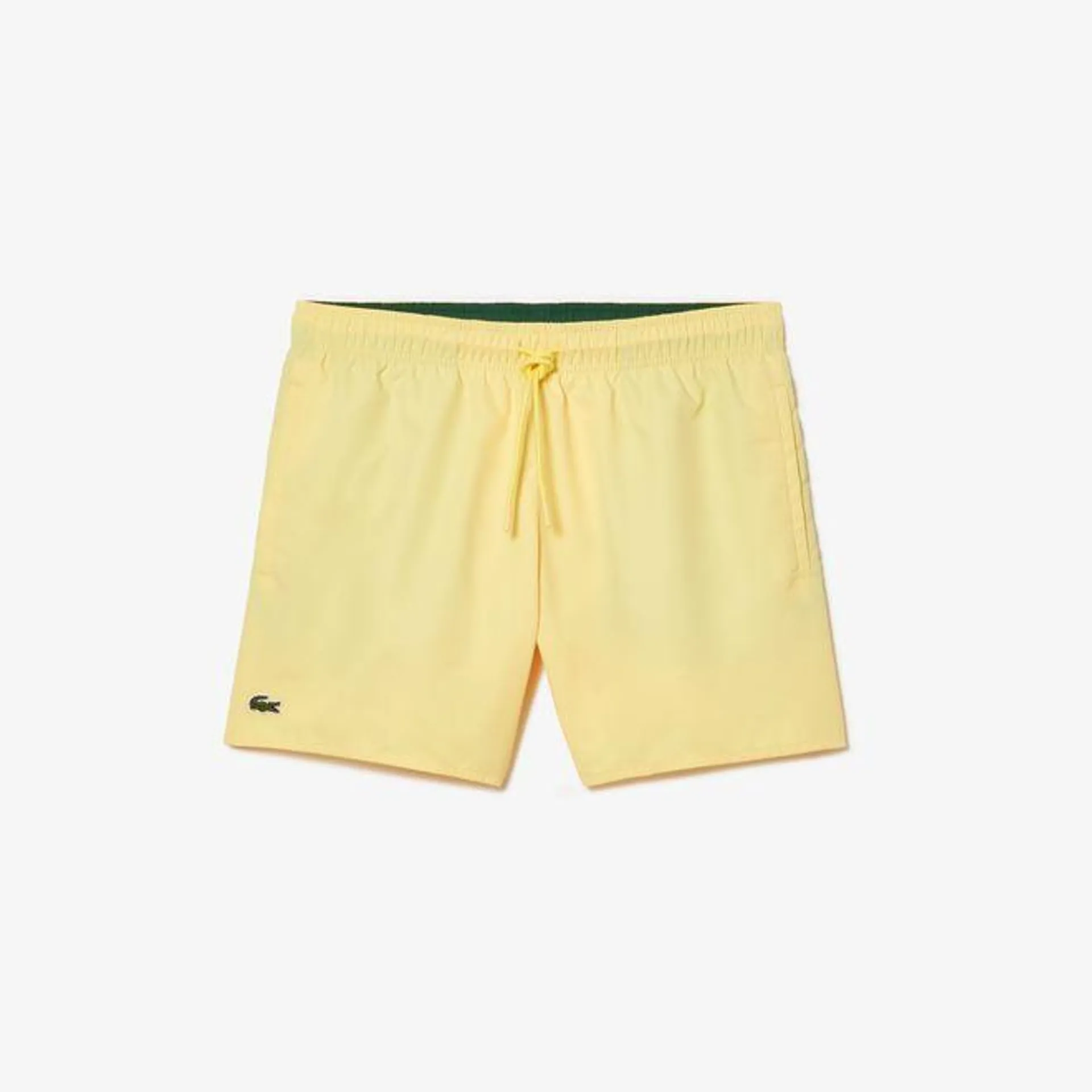 Lacoste Lightweight Swim Shorts in Yellow