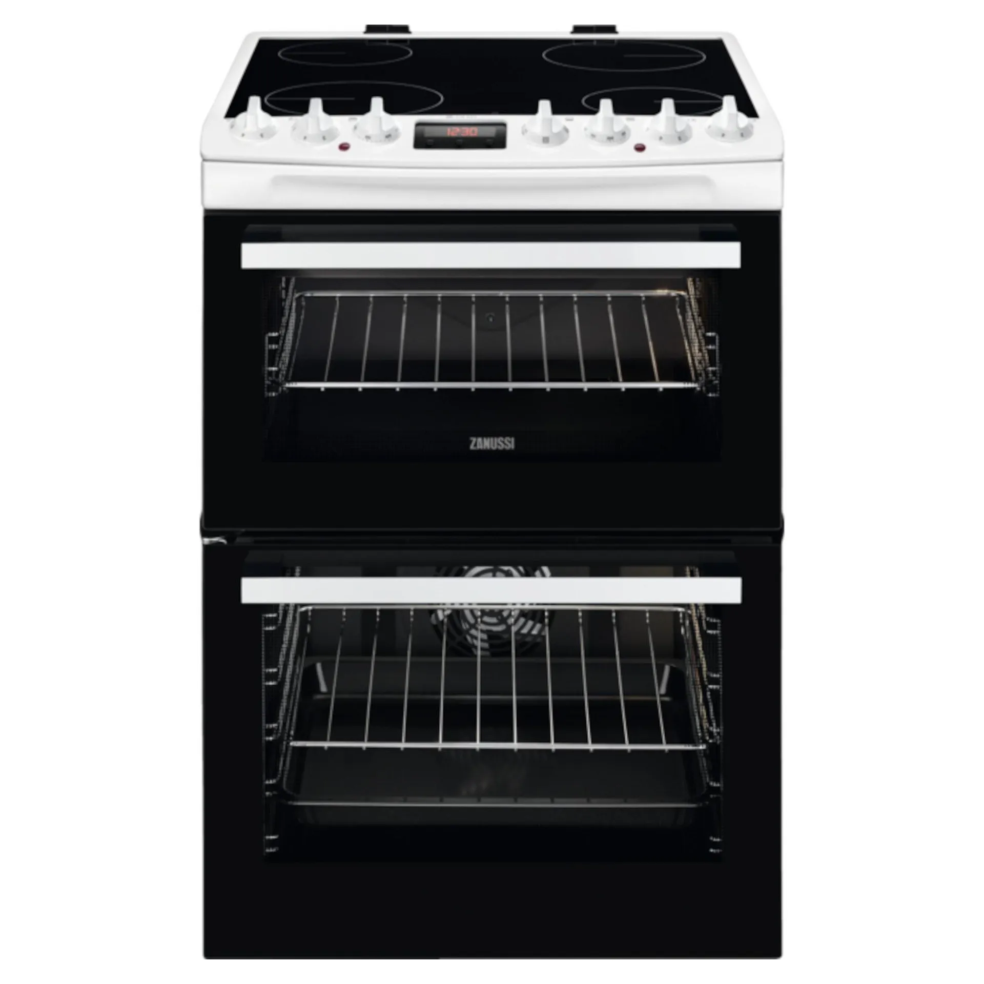 Zanussi ZCV69360WA Electric Cooker with PlusSteam Function