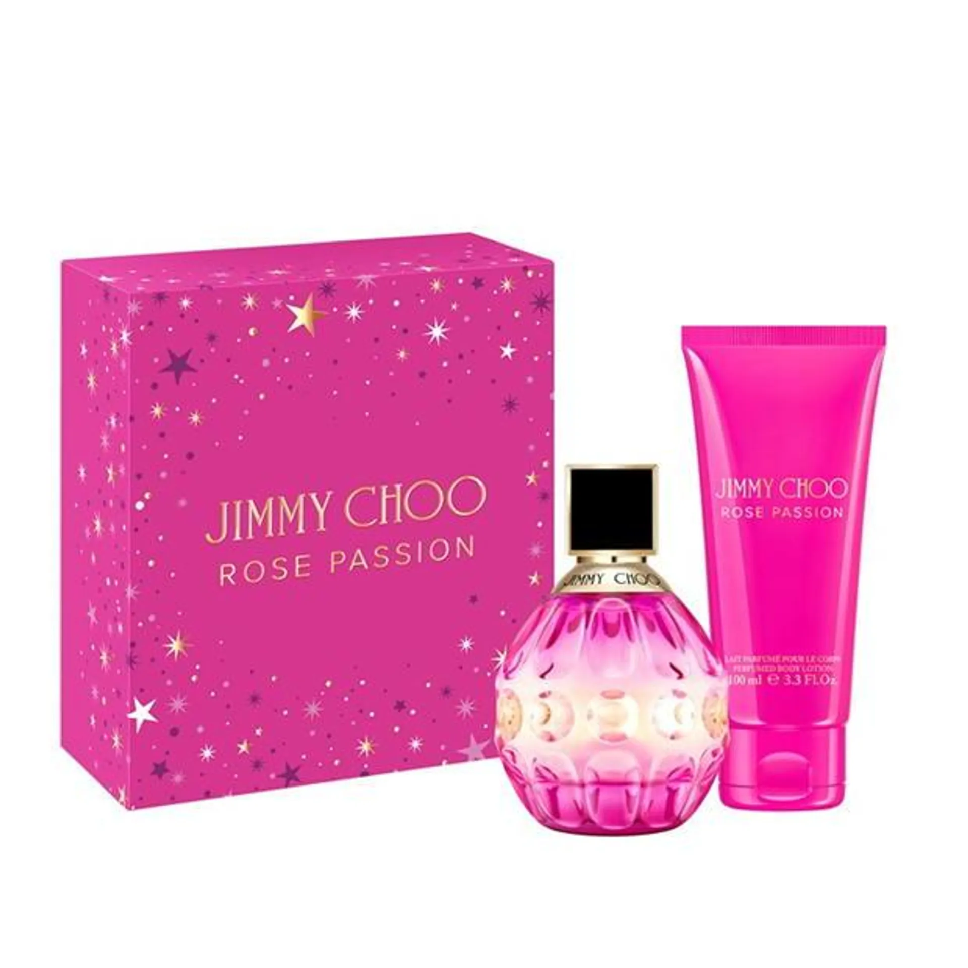 Jimmy Choo Rose Passion Gift Set: Eau de Parfum 60ml + Body Lotion 100ml