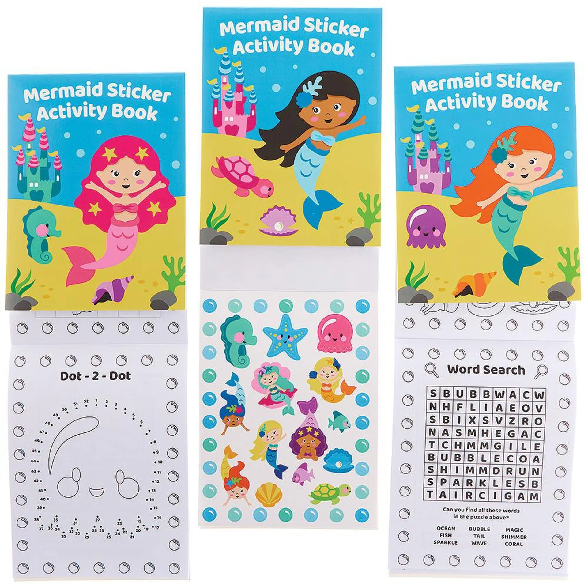 Mermaid Sticker Activity Books