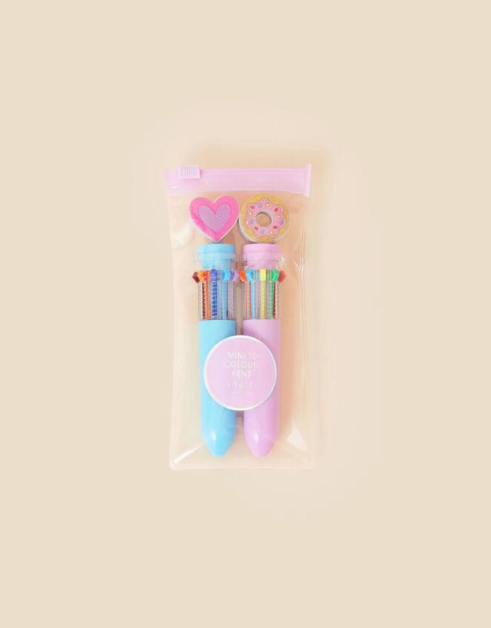 Mini 10-Colour Pens Set of Two