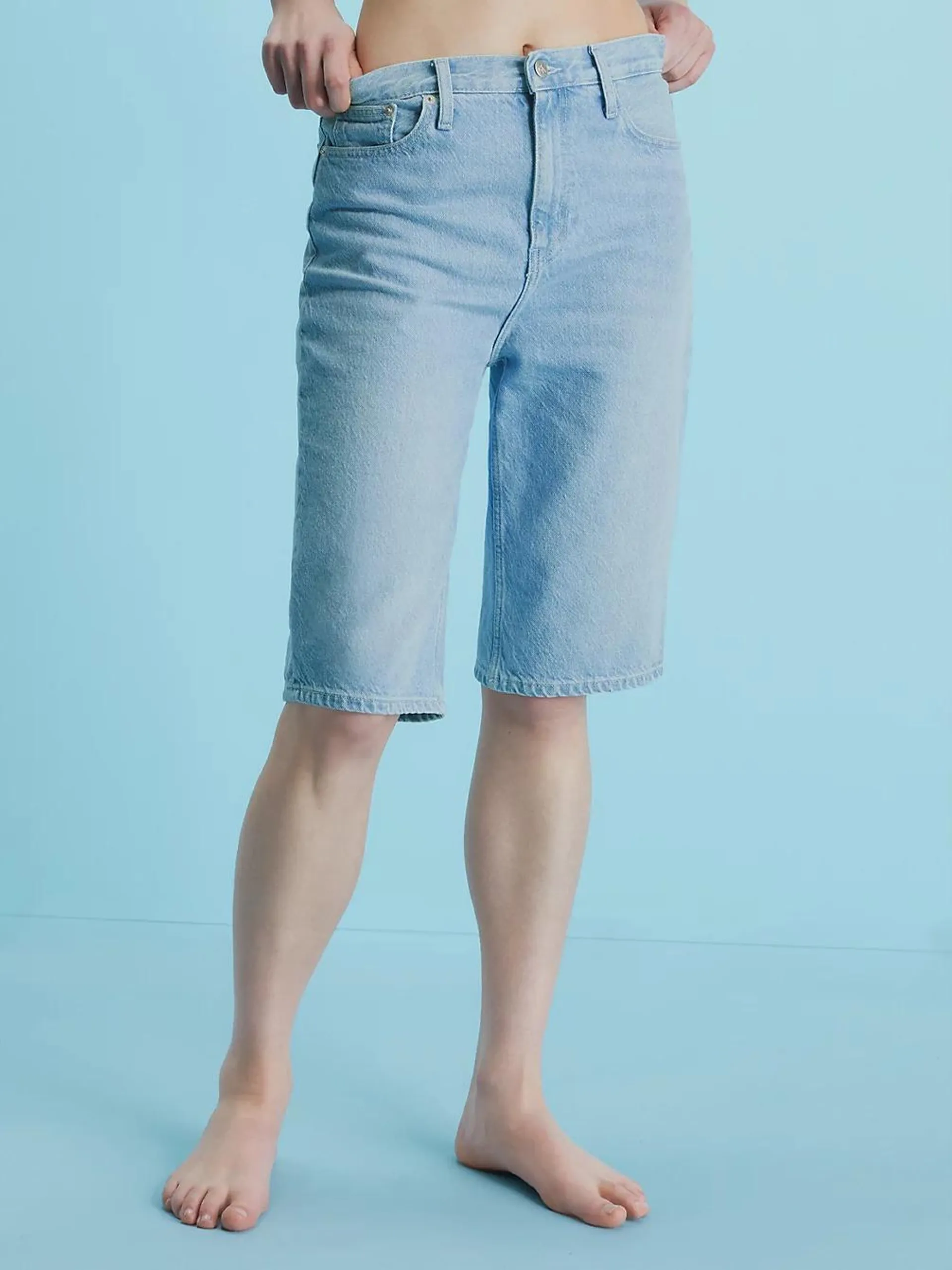 Denim Bermuda Shorts