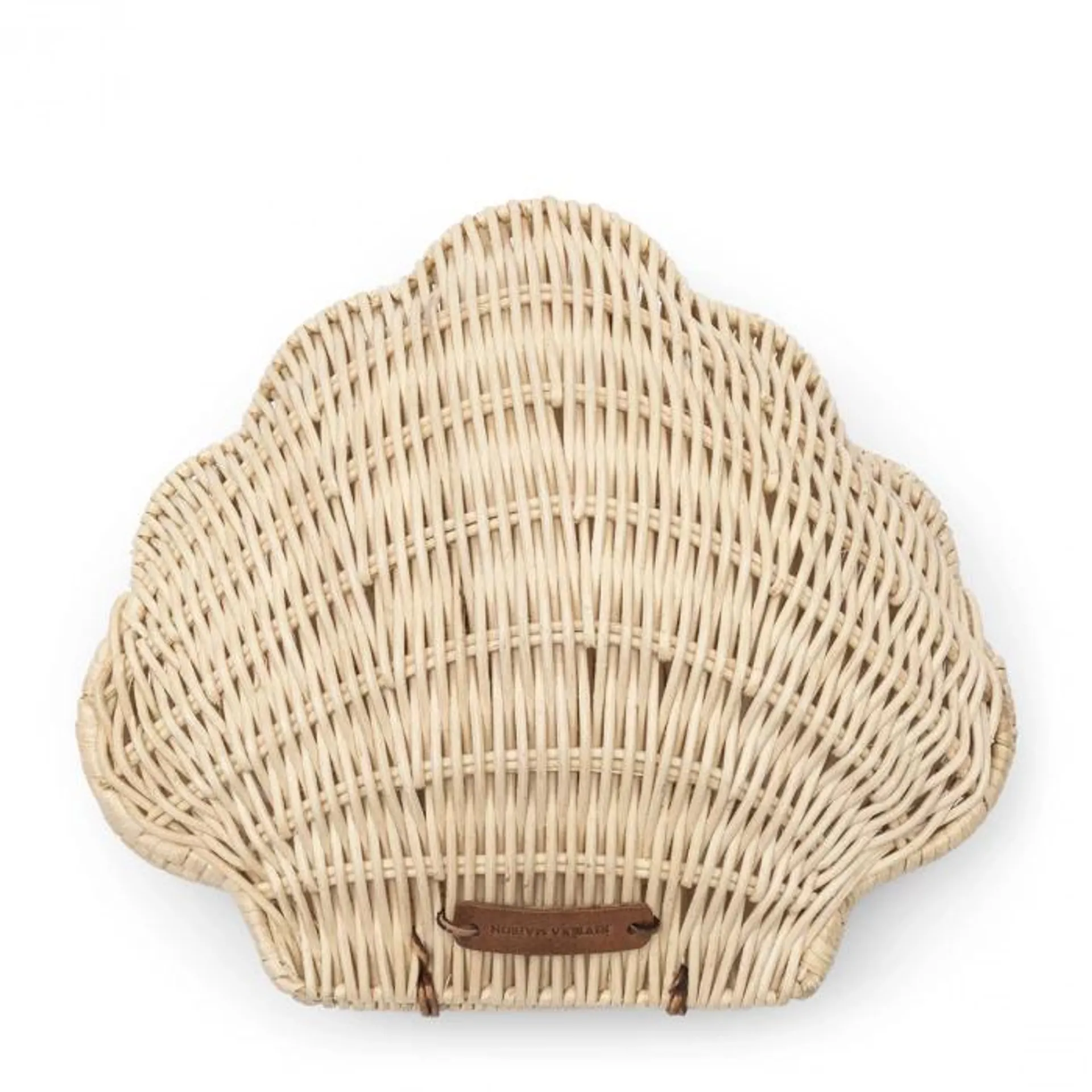 Decoration Rustic Rattan Beach Clam