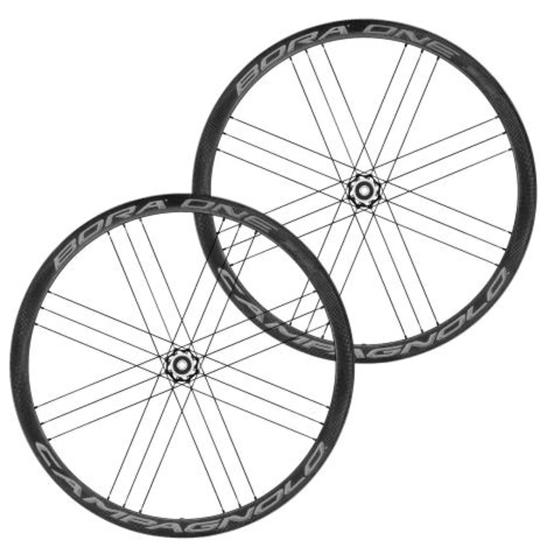 Campagnolo Bora One 35 Dark Carbon Tubular Disc Road Wheelset