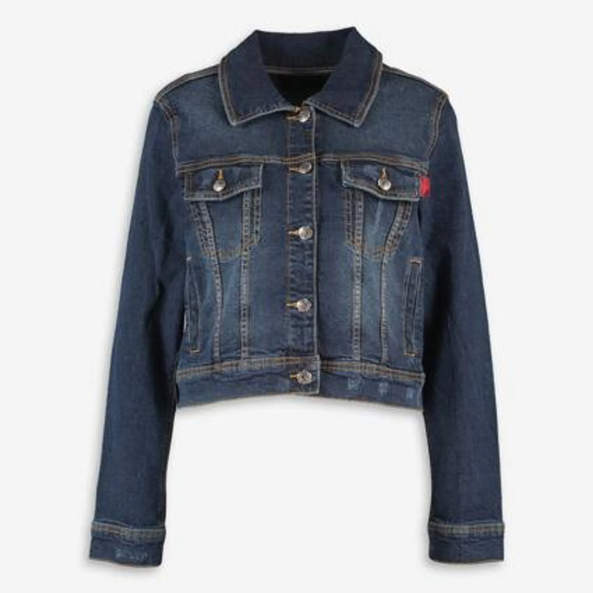 Navy Basic Denim Jacket