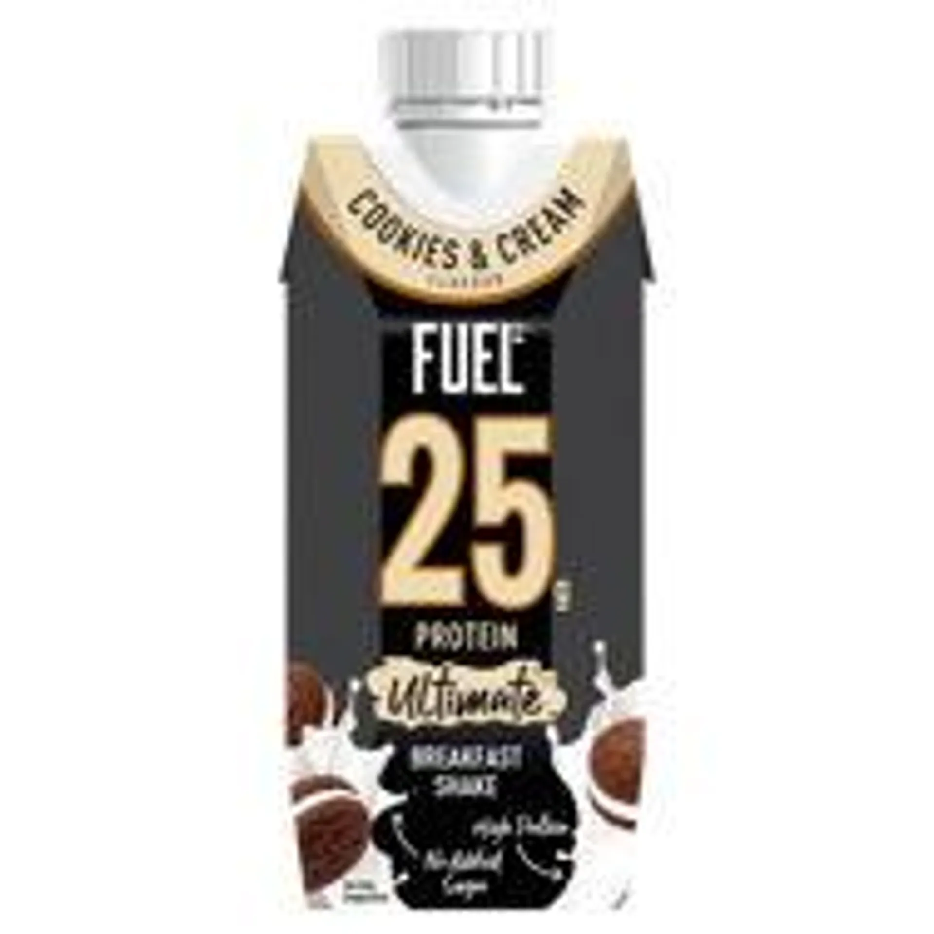 FUEL10K Ultimate Cookies & Cream Flavour Breakfast Shake 330ml