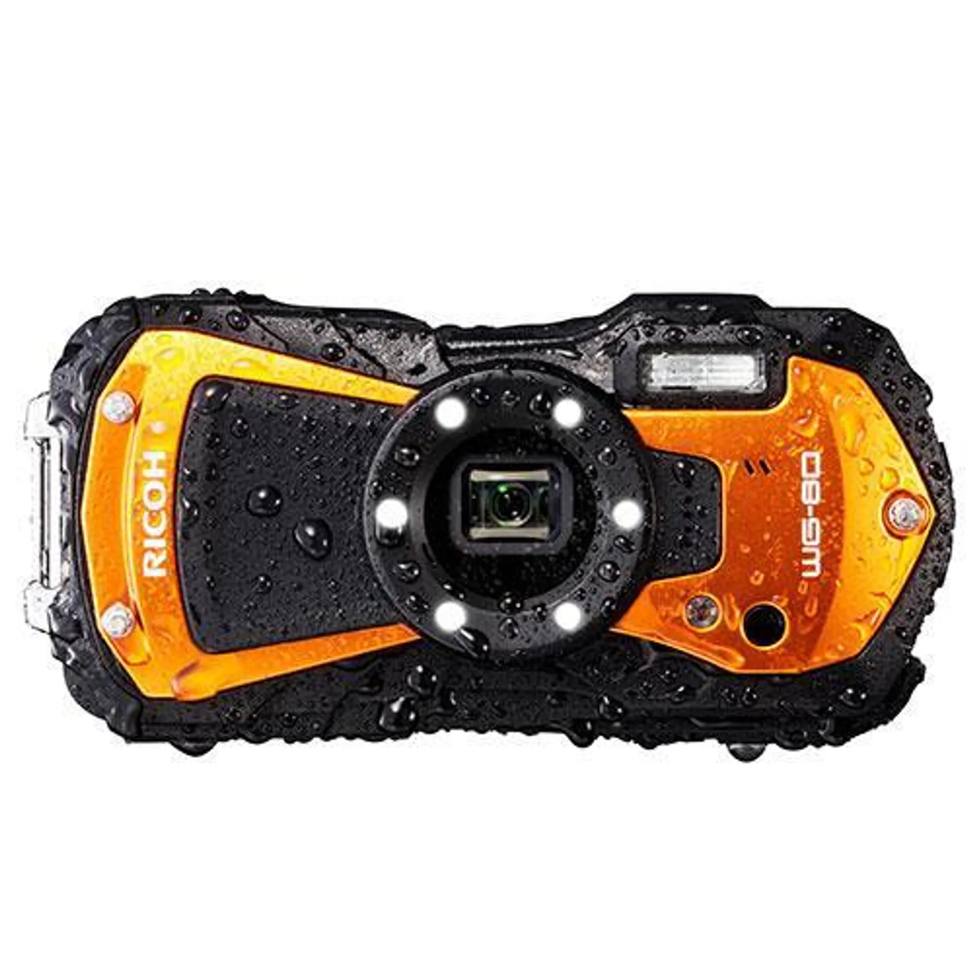 Ricoh WG-80 Digital Camera in Orange