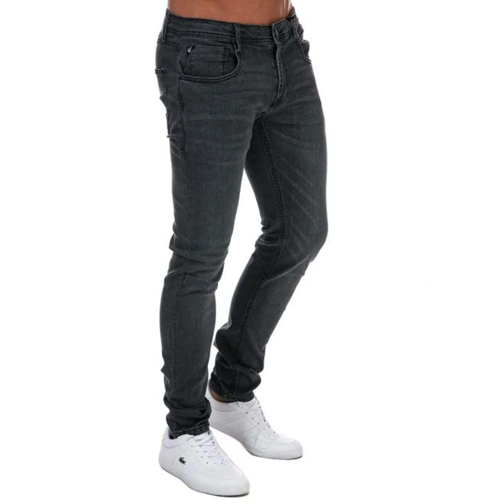 Duck and Cover Maylead Slim Fitted Jeans in Grey