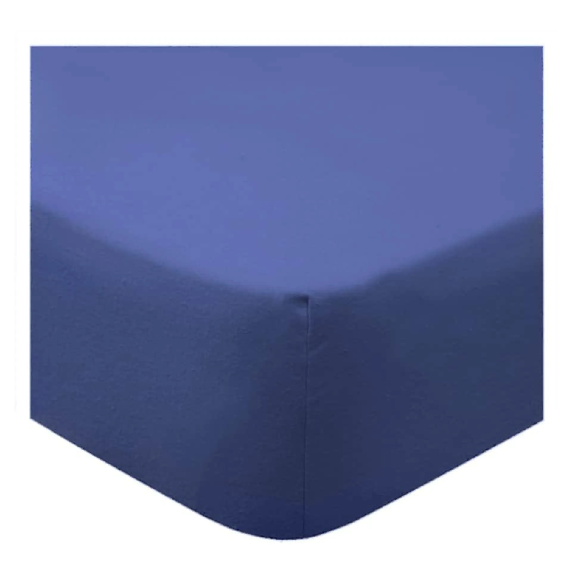 F&F Home Bedding Brushed Fitted Sheet Navy Double