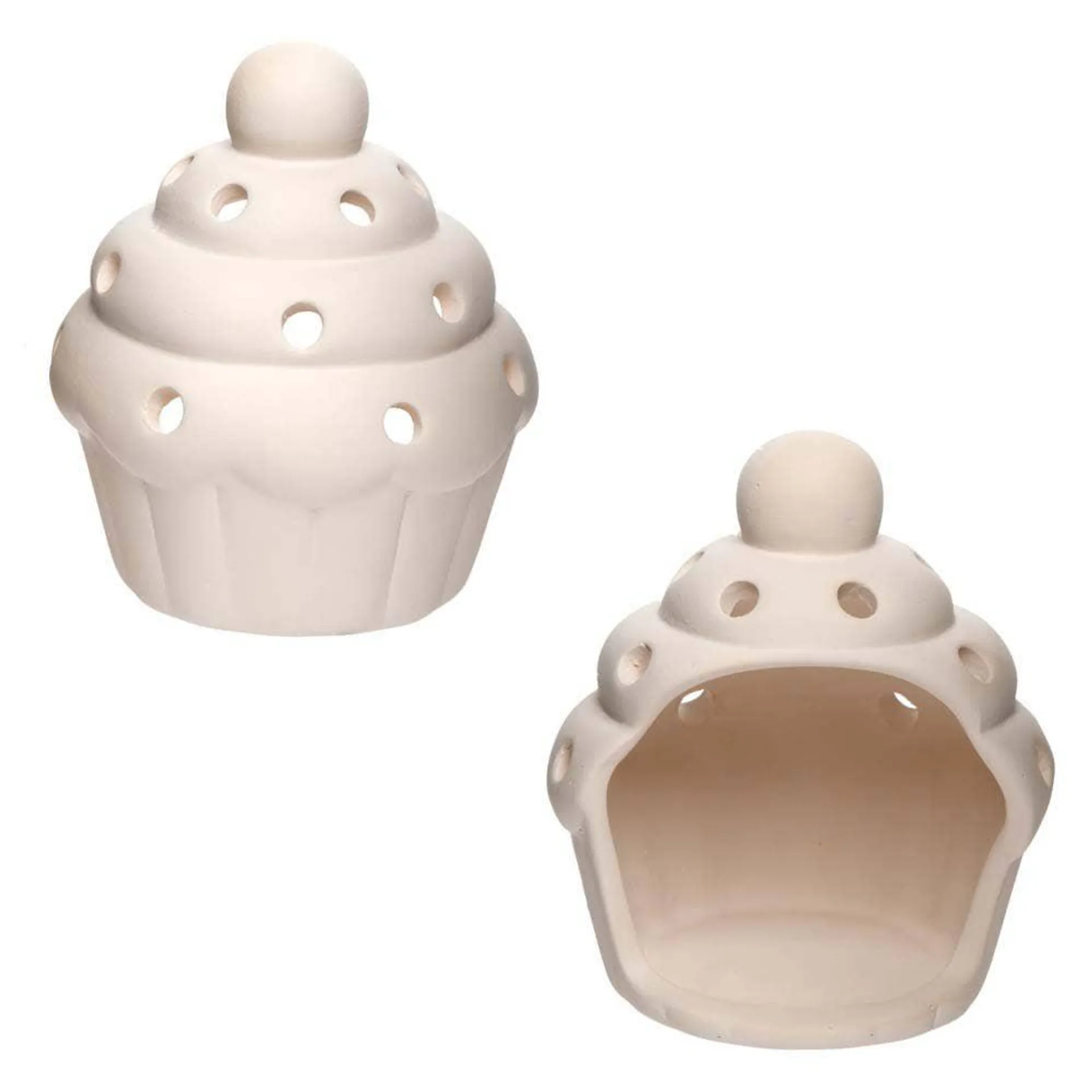 Cupcake Ceramic Tealight Holders