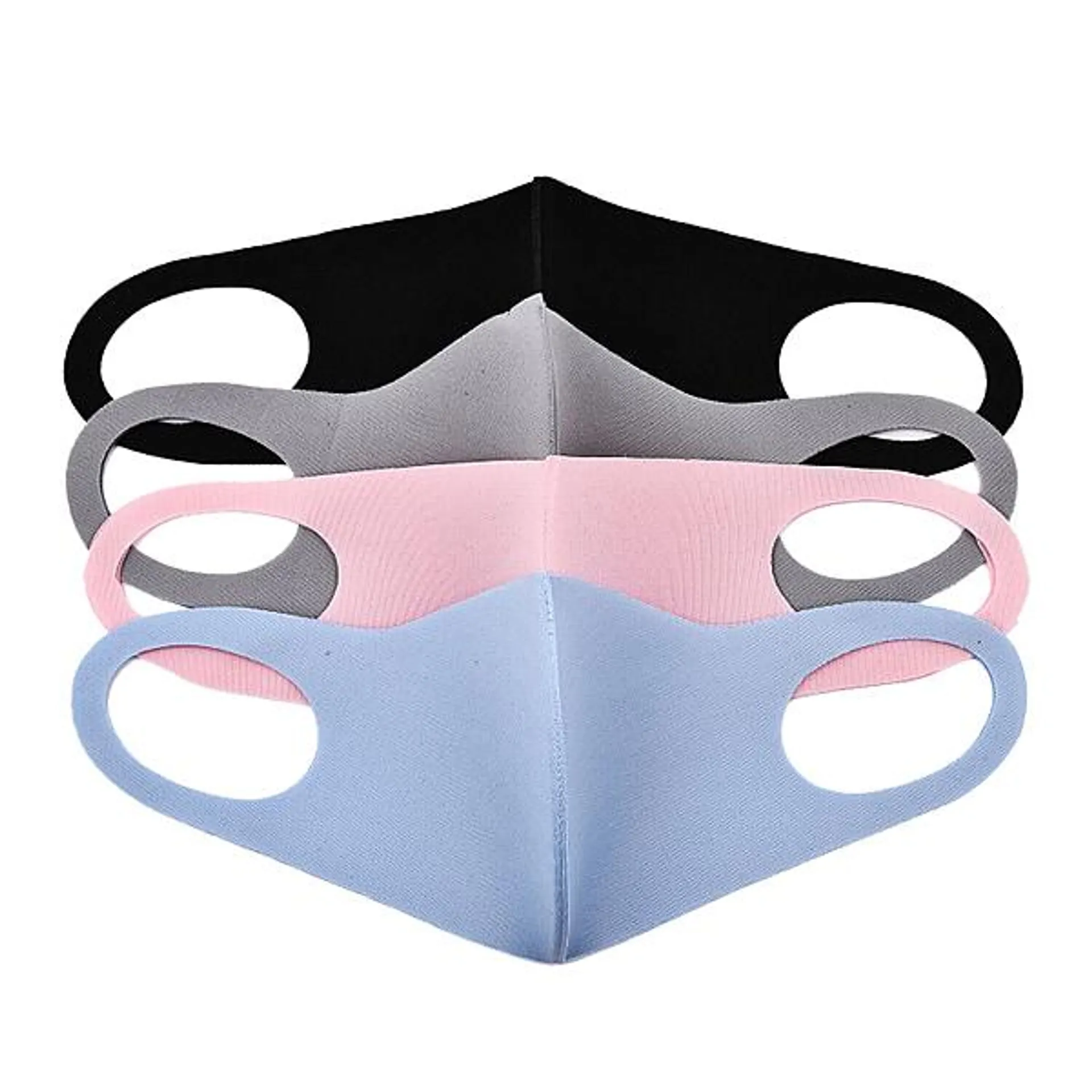 Unisex Solid Colours Washable and Reusable Face Covers