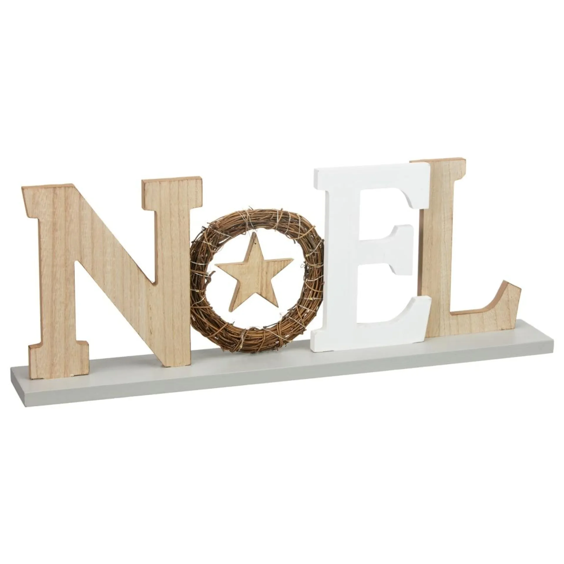 NOEL Light Up Wooden Block