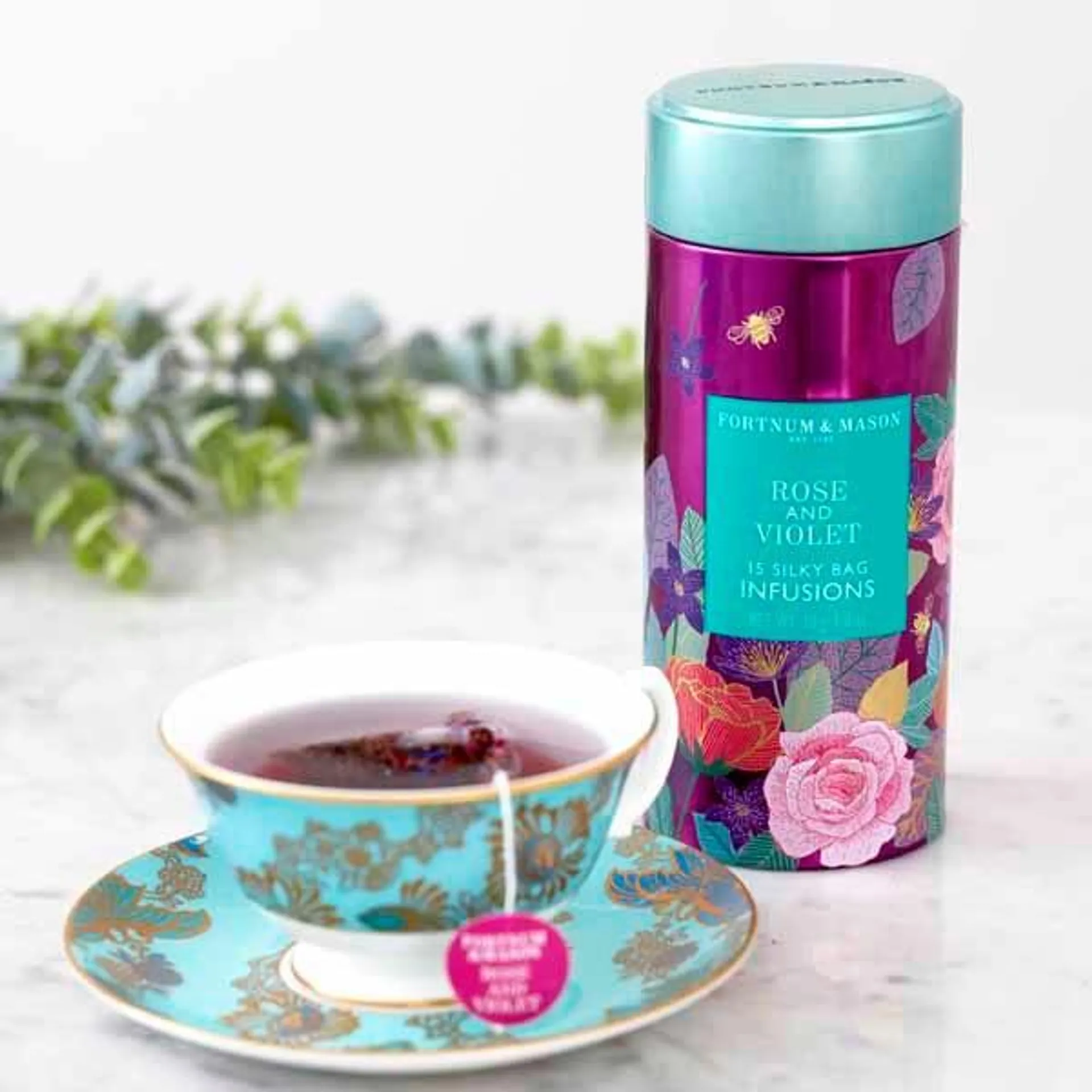 Rose & Violet Infusion Tin, 30g