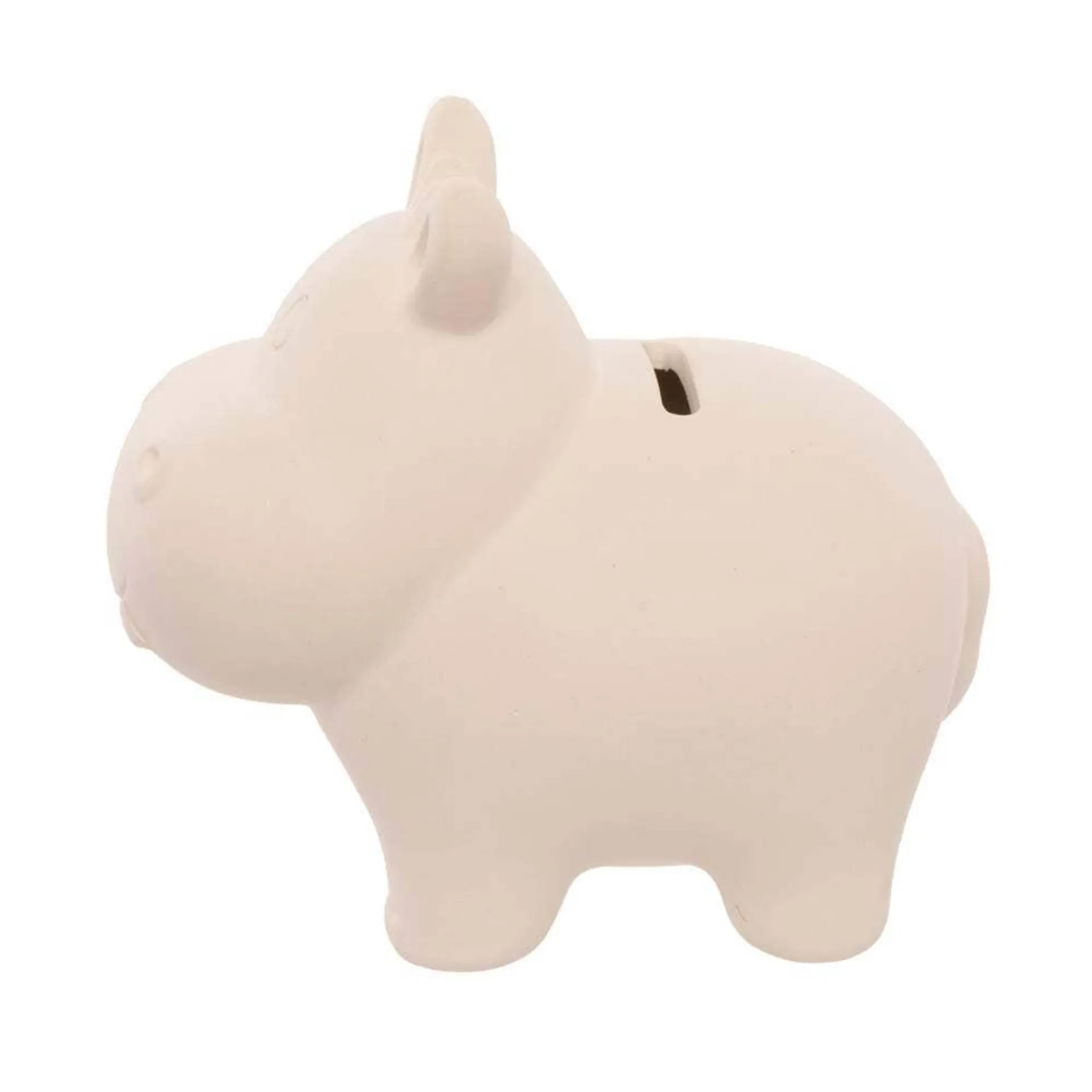 Hippo, Lion & Elephant Ceramic Money Boxes