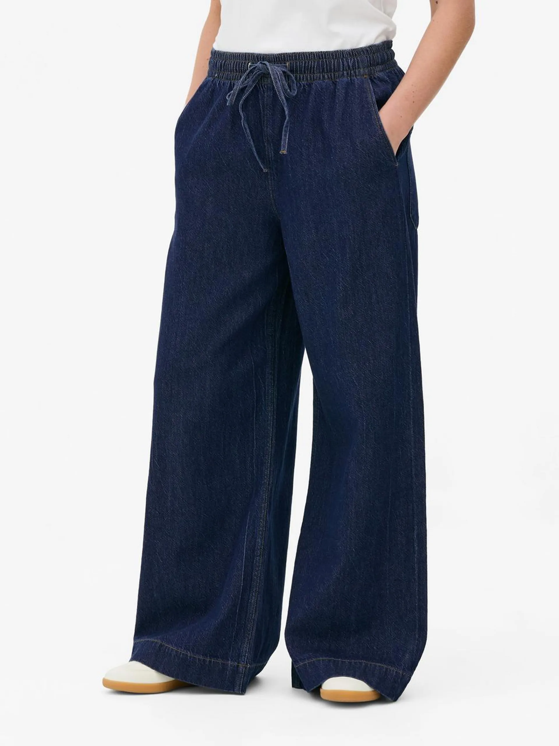 Jeans a gamba larga con elastico The Edit