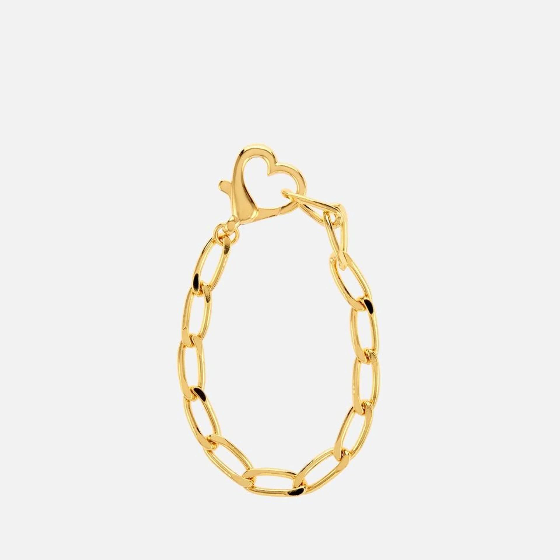 anna + nina Locked Love Gold-Plated Bracelet