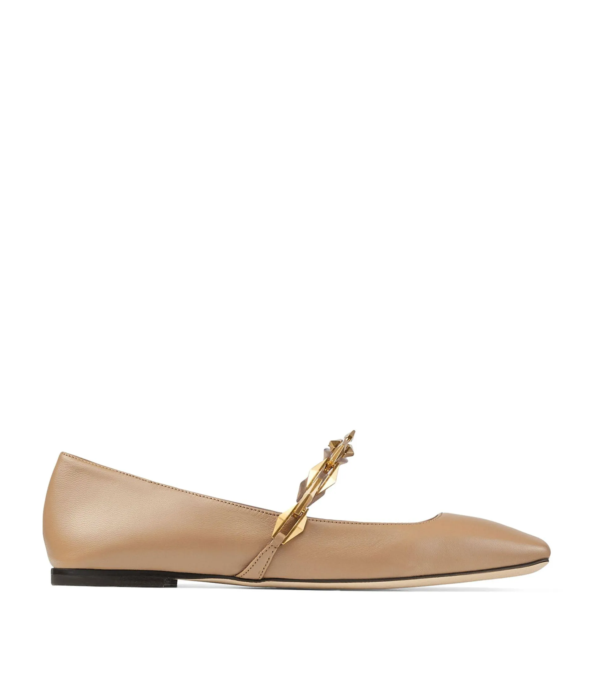 Diamond Tilda Leather Ballet Flats