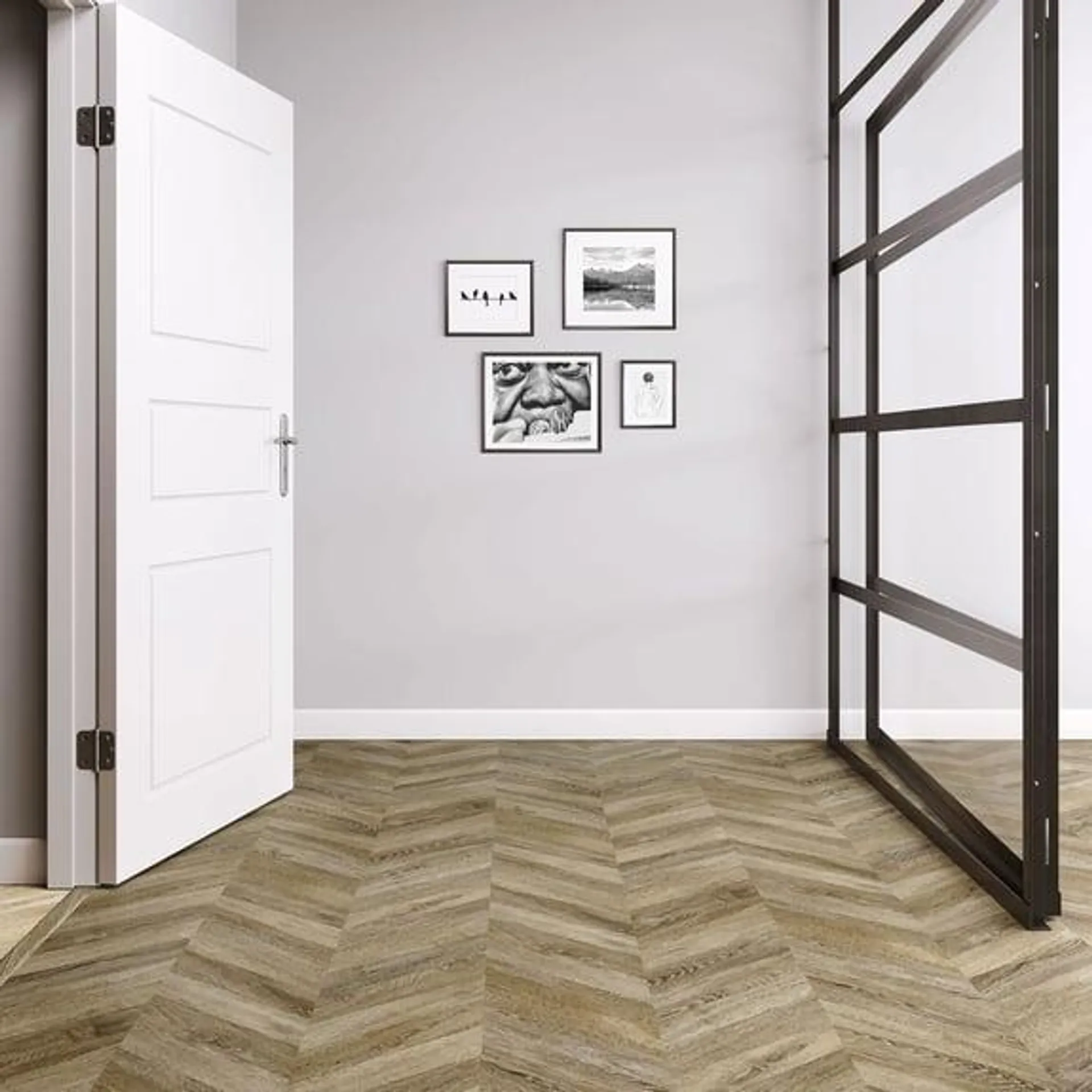 House Beautiful Elegance 176959 Classic Chevron Laminate