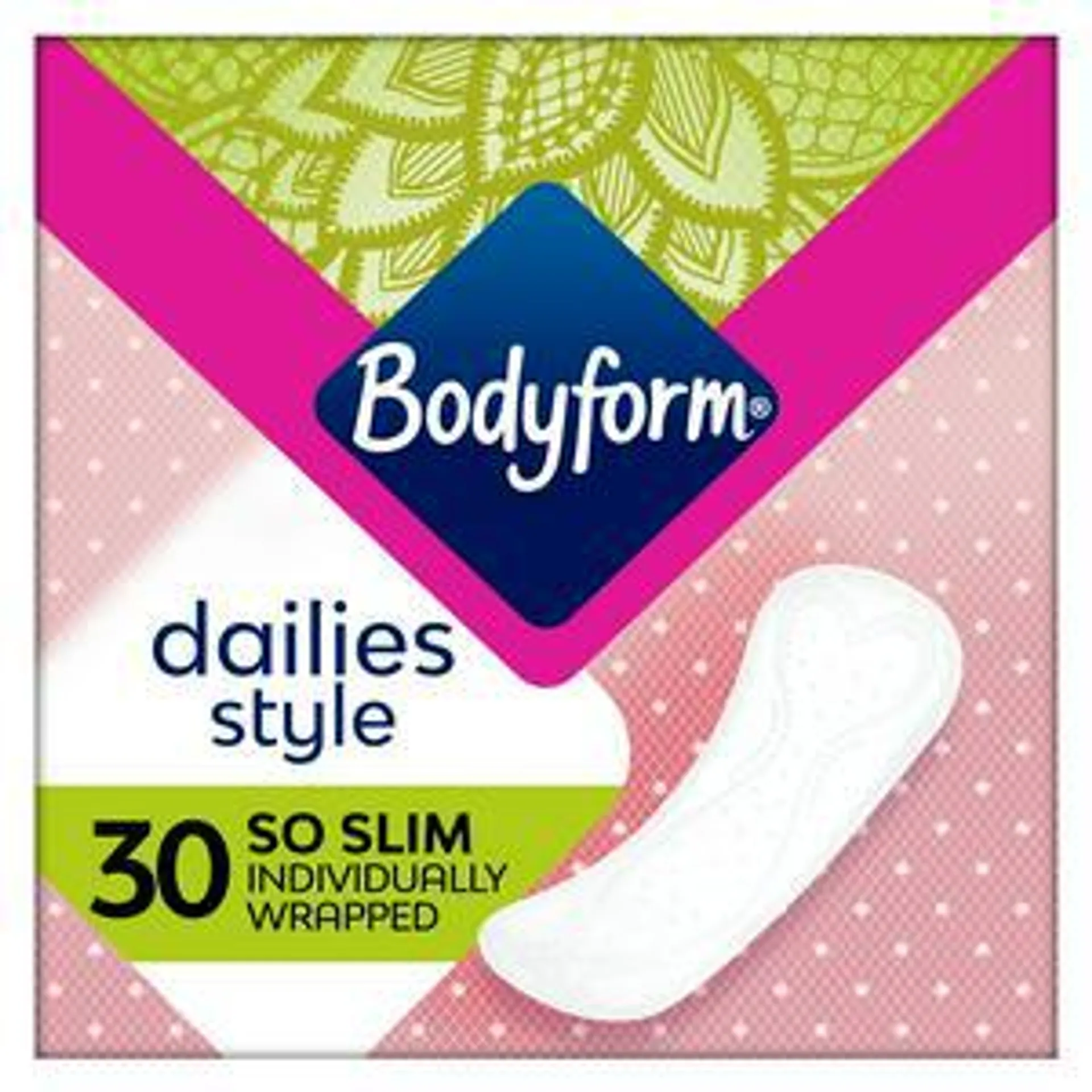 Bodyform Dailies So Slim Panty Liners x30