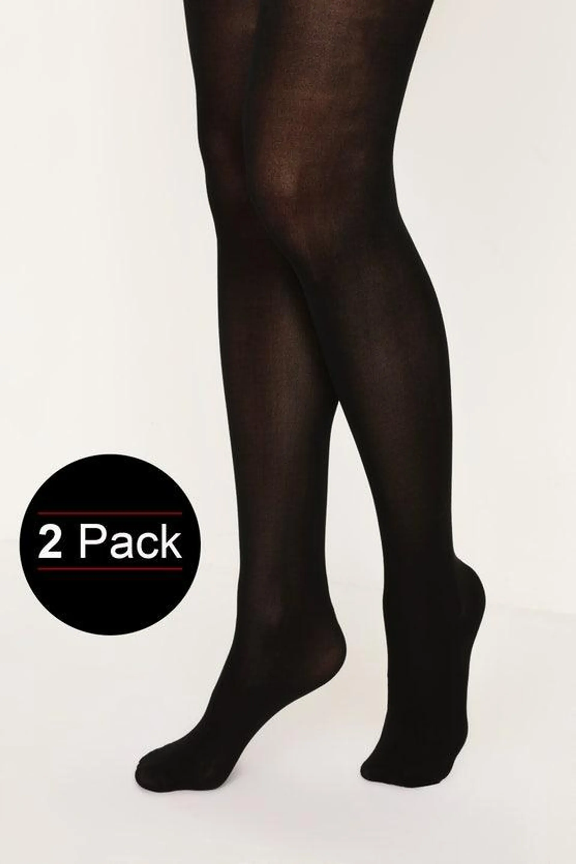 Black 40 Denier 2 Pack Tights