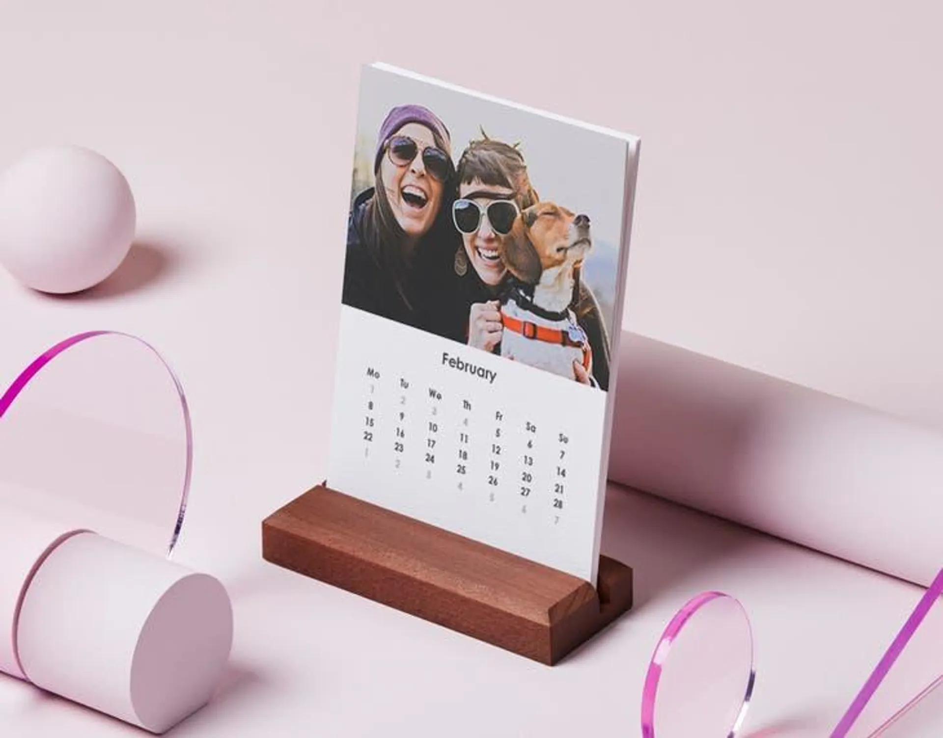 Easel Desk Calendar - Portrait