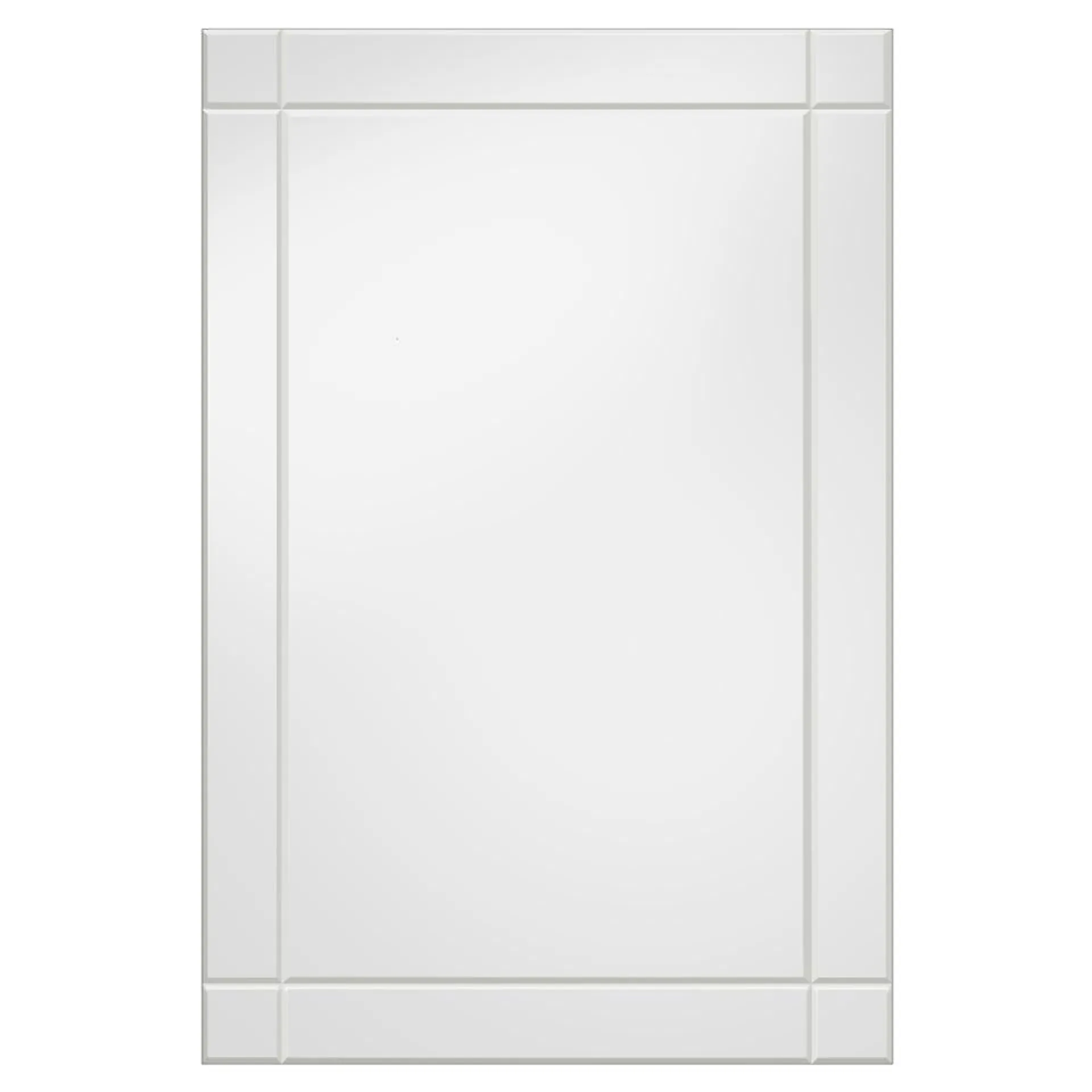 Bevelled Wall Mirror - 90x60cm