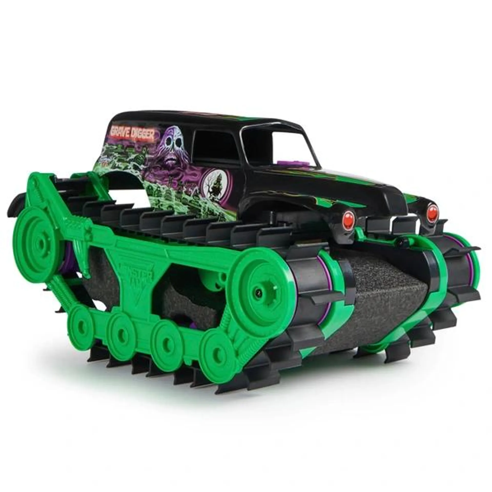 Monster Jam Grave Digger Trax Remote Control Vehicle