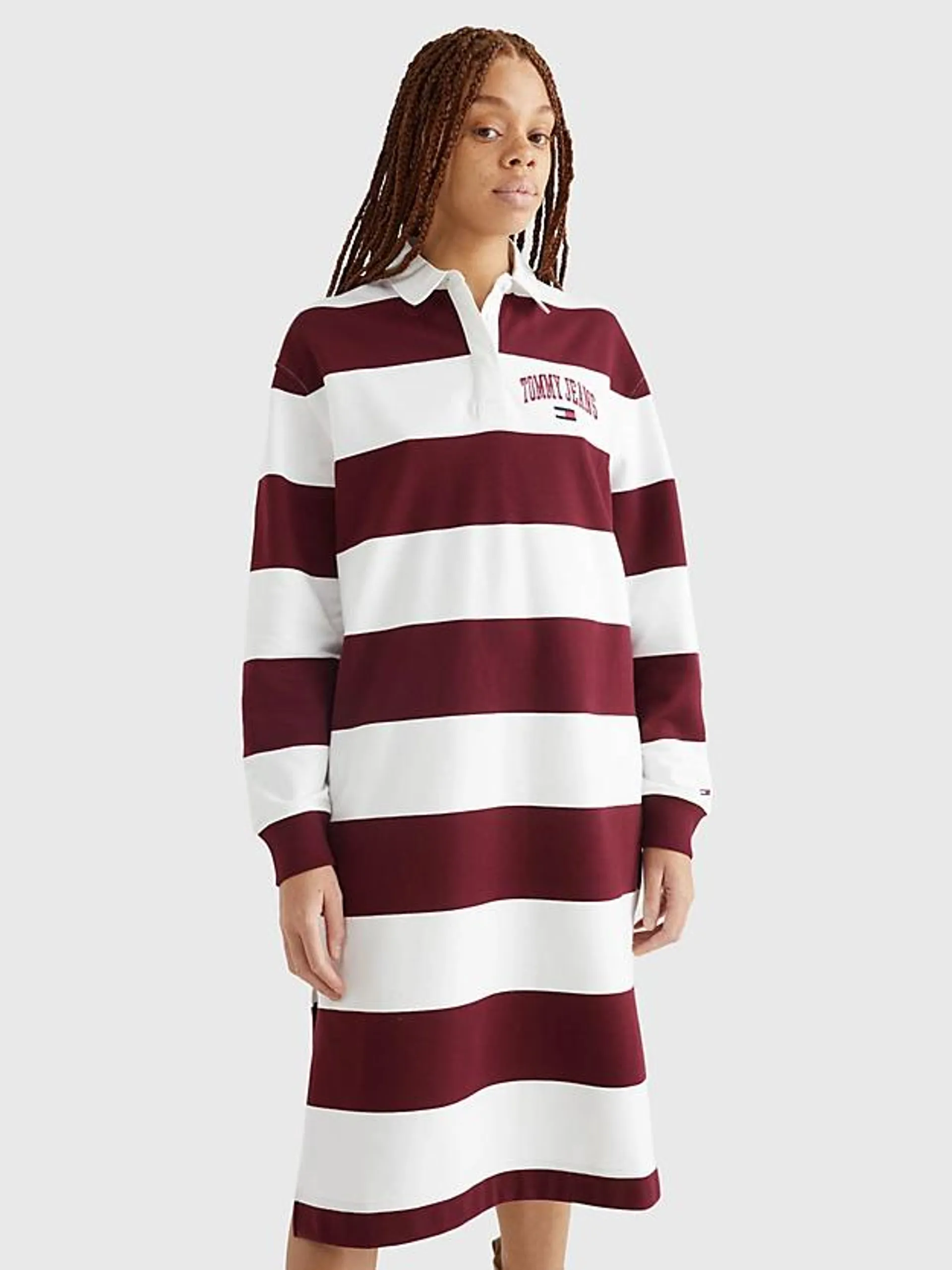 Stripe Polo Rugby Dress