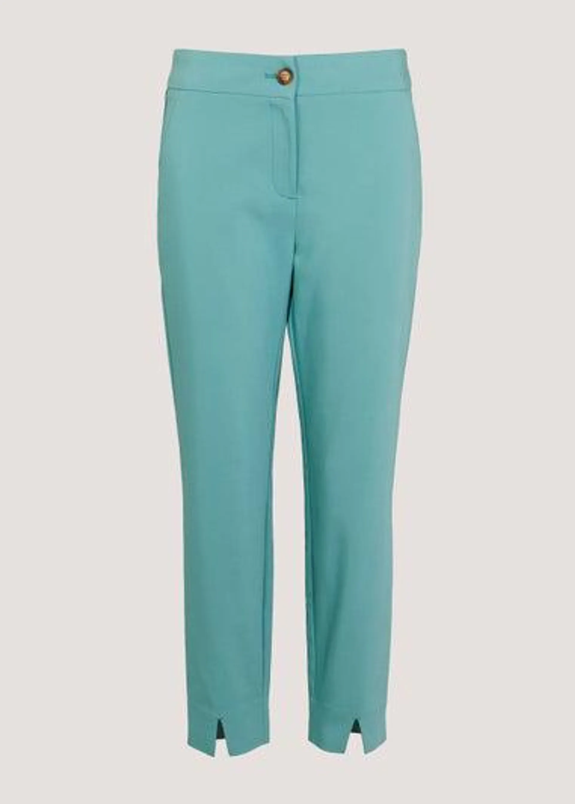 Et Vous Turquoise Capri Trousers - Size 10
