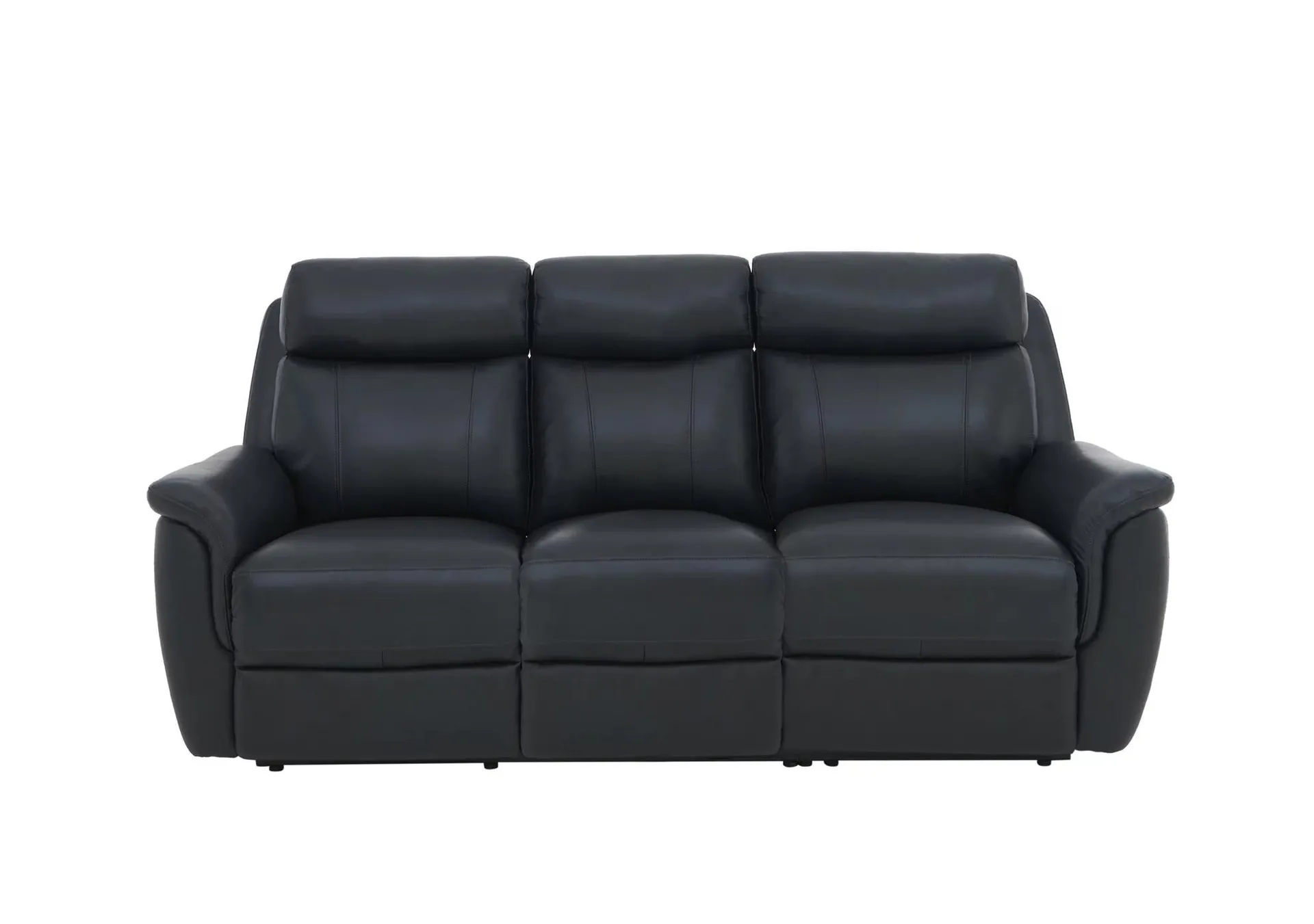 Orlando 3 Seater Leather Power Recliner Sofa with Power Headrests and Lumbar Support