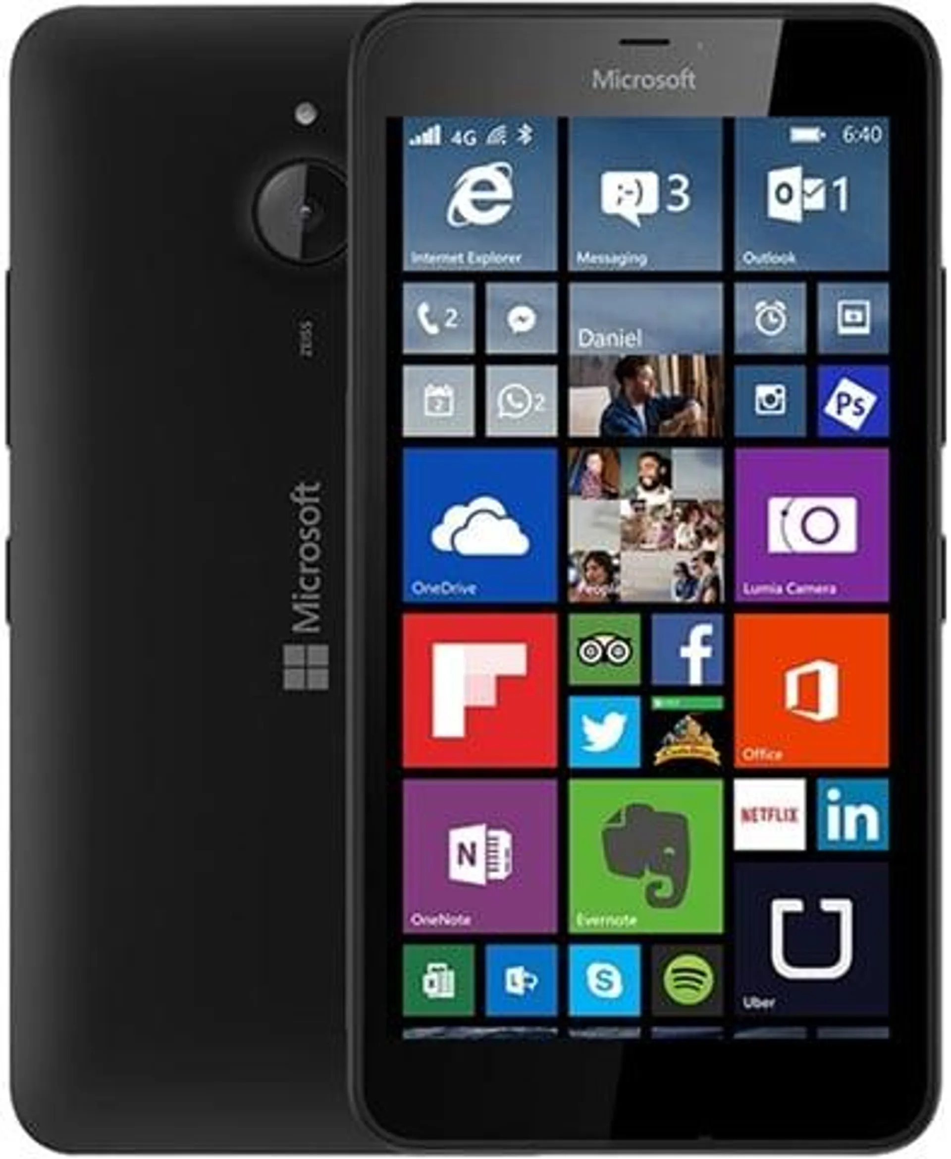 Microsoft Lumia 640 XL Black, O2 C