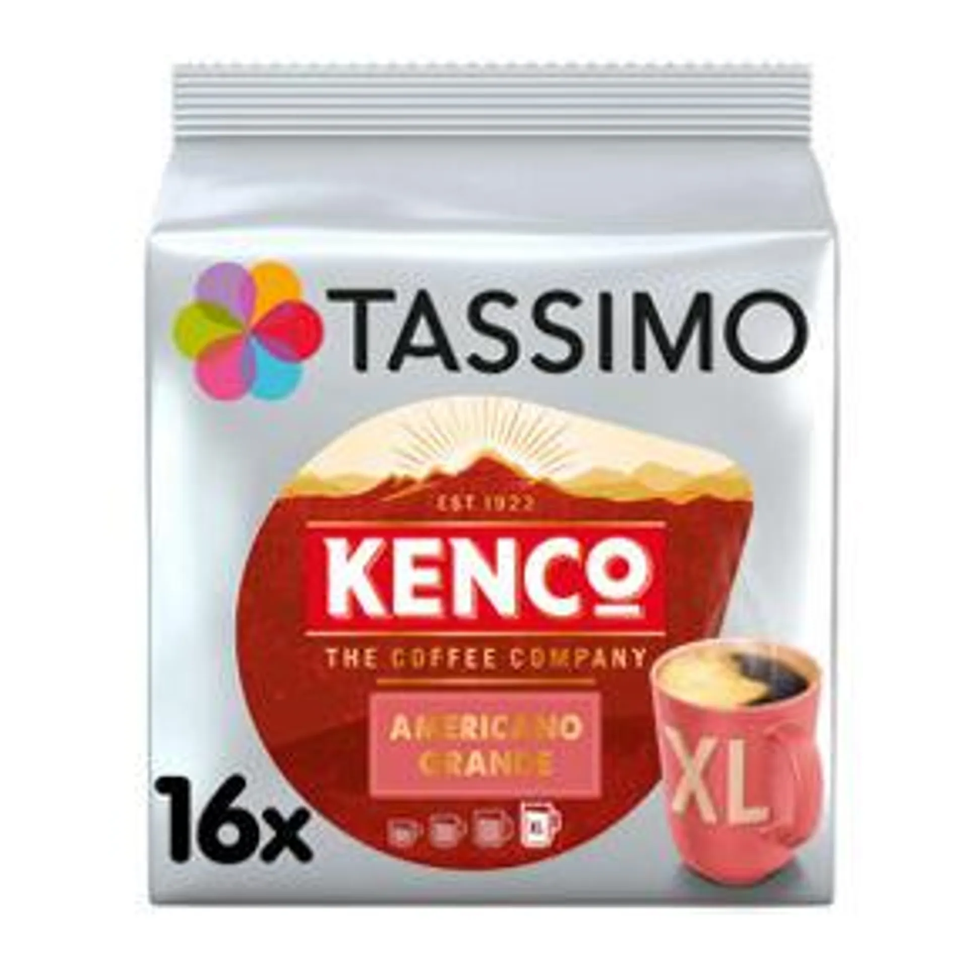 Tassimo Kenco Americano Grande Coffee Pods x 16