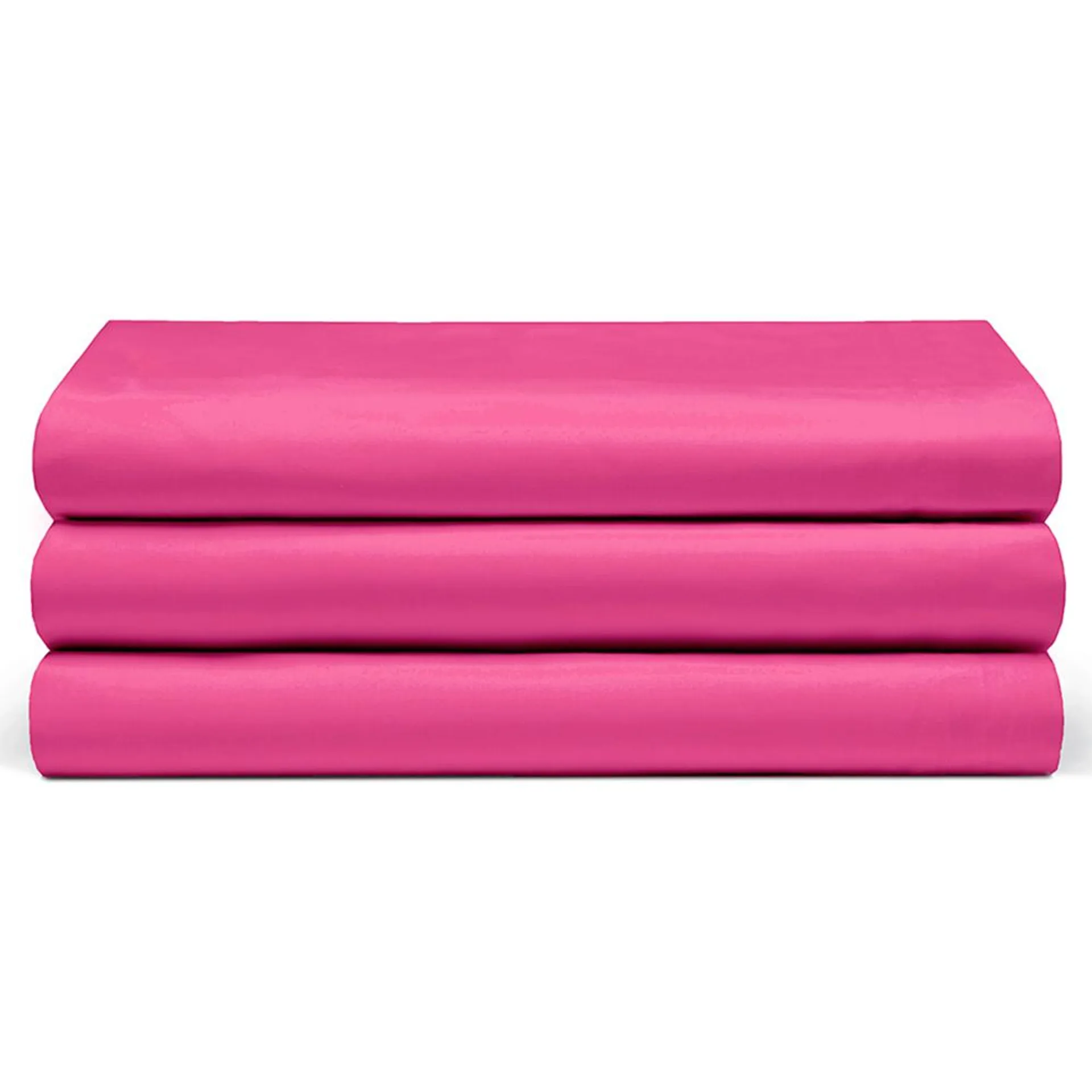 Serene Double Fuchsia Flat Bed Sheet