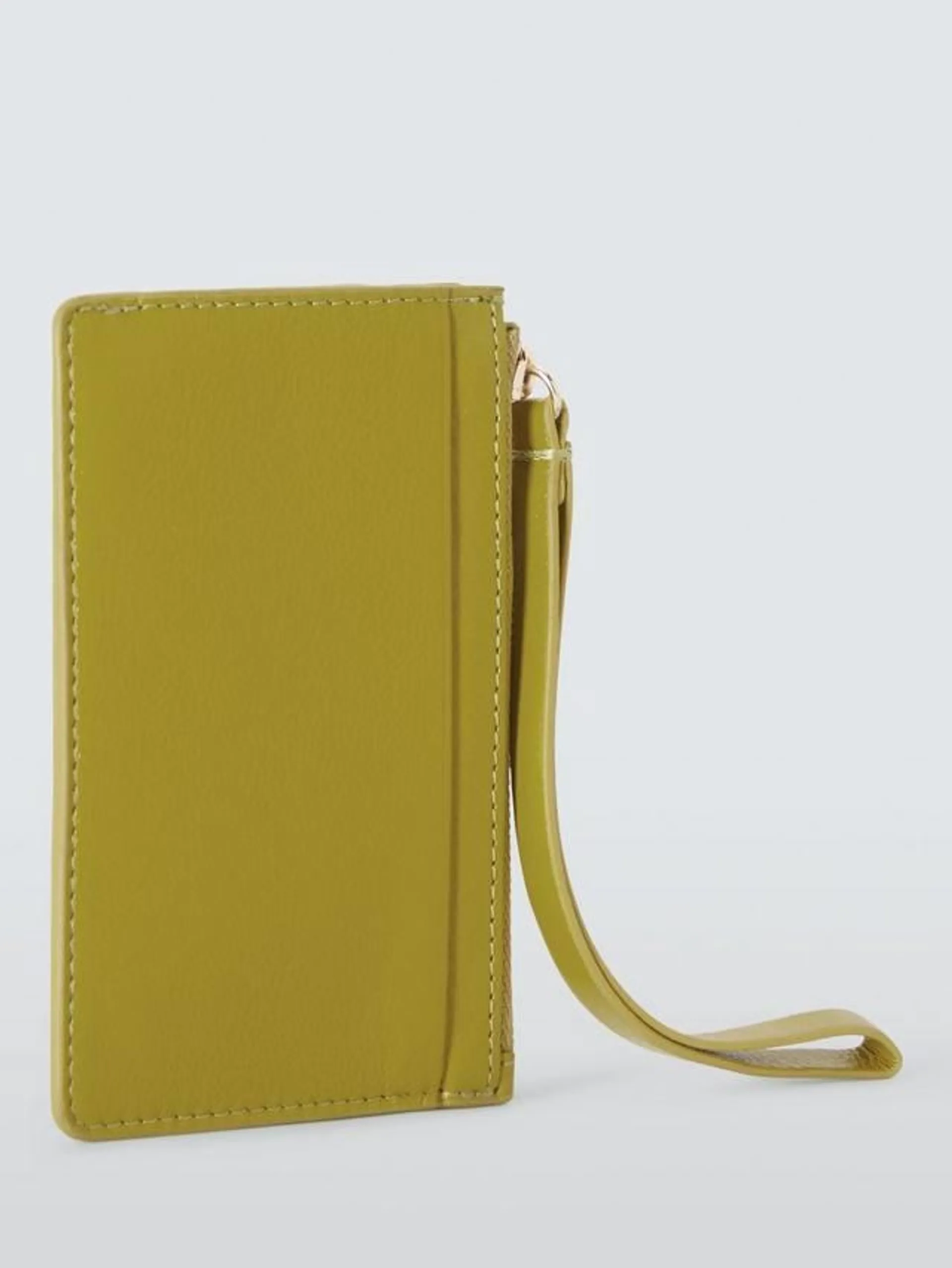 Zipped Leather Card Holder