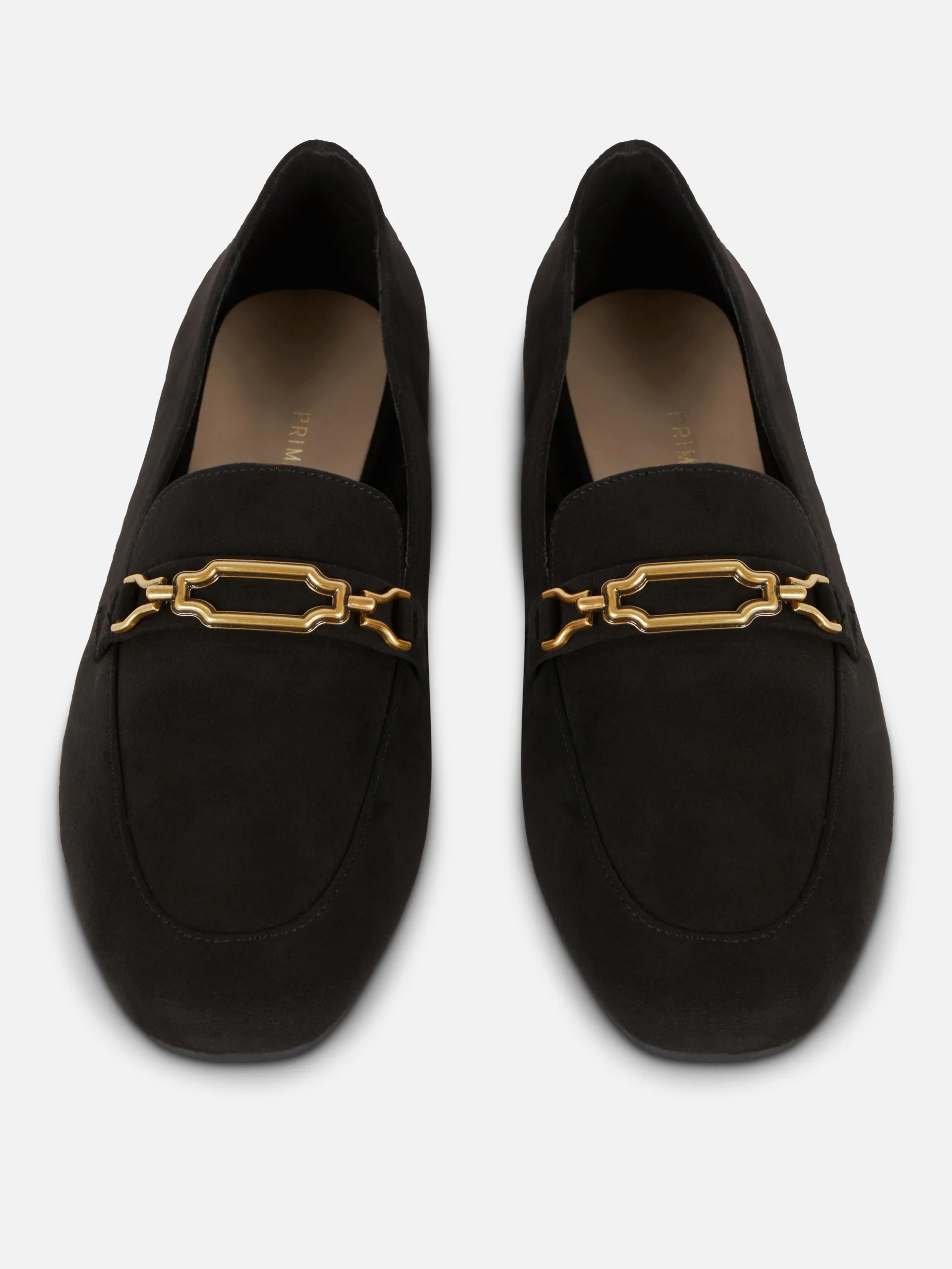 Loafer mit Kettendetail in weiter Passform