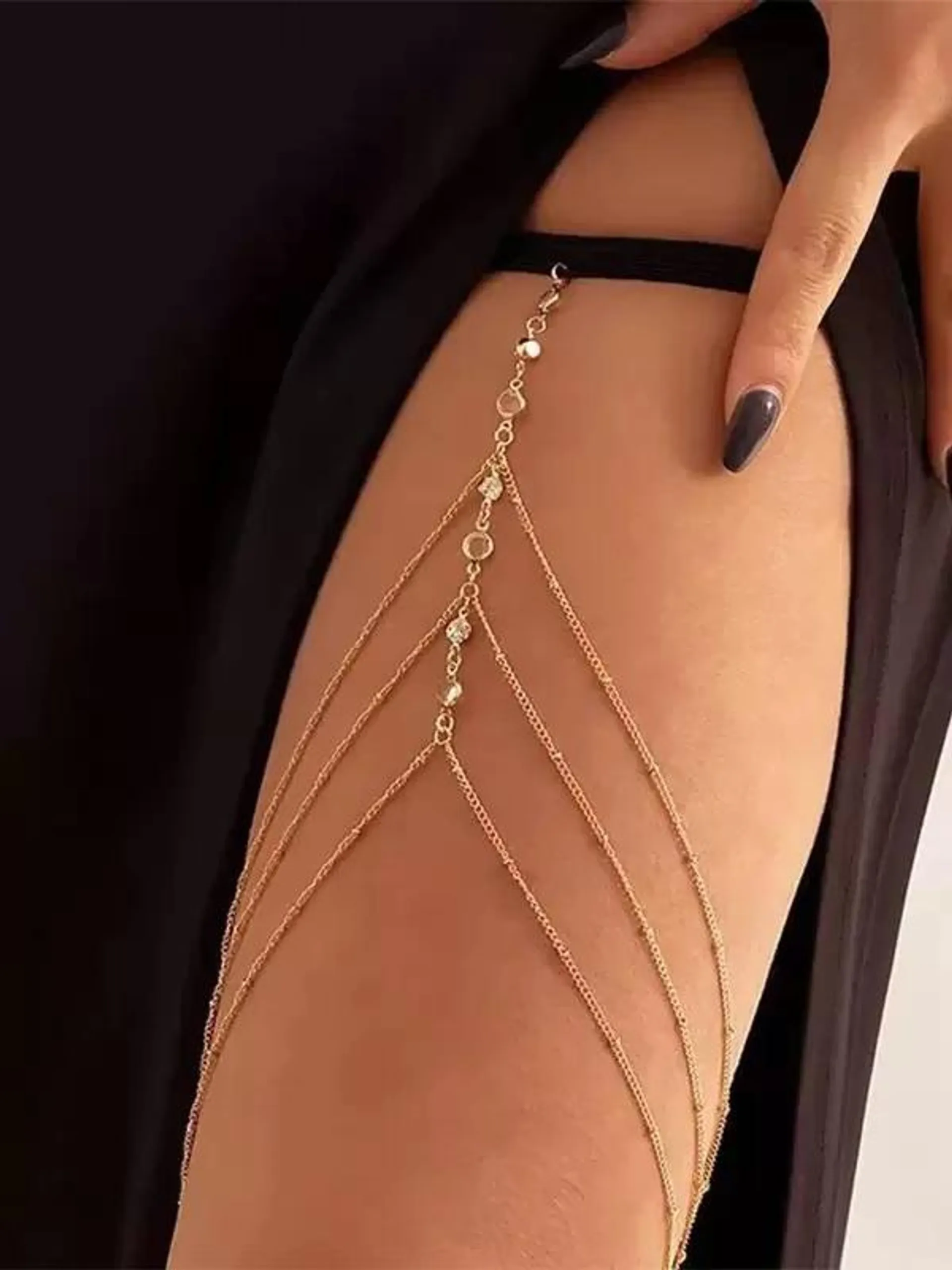 Leg Chain Braided Chain Beach Crystal Adult's Women's Jewelry