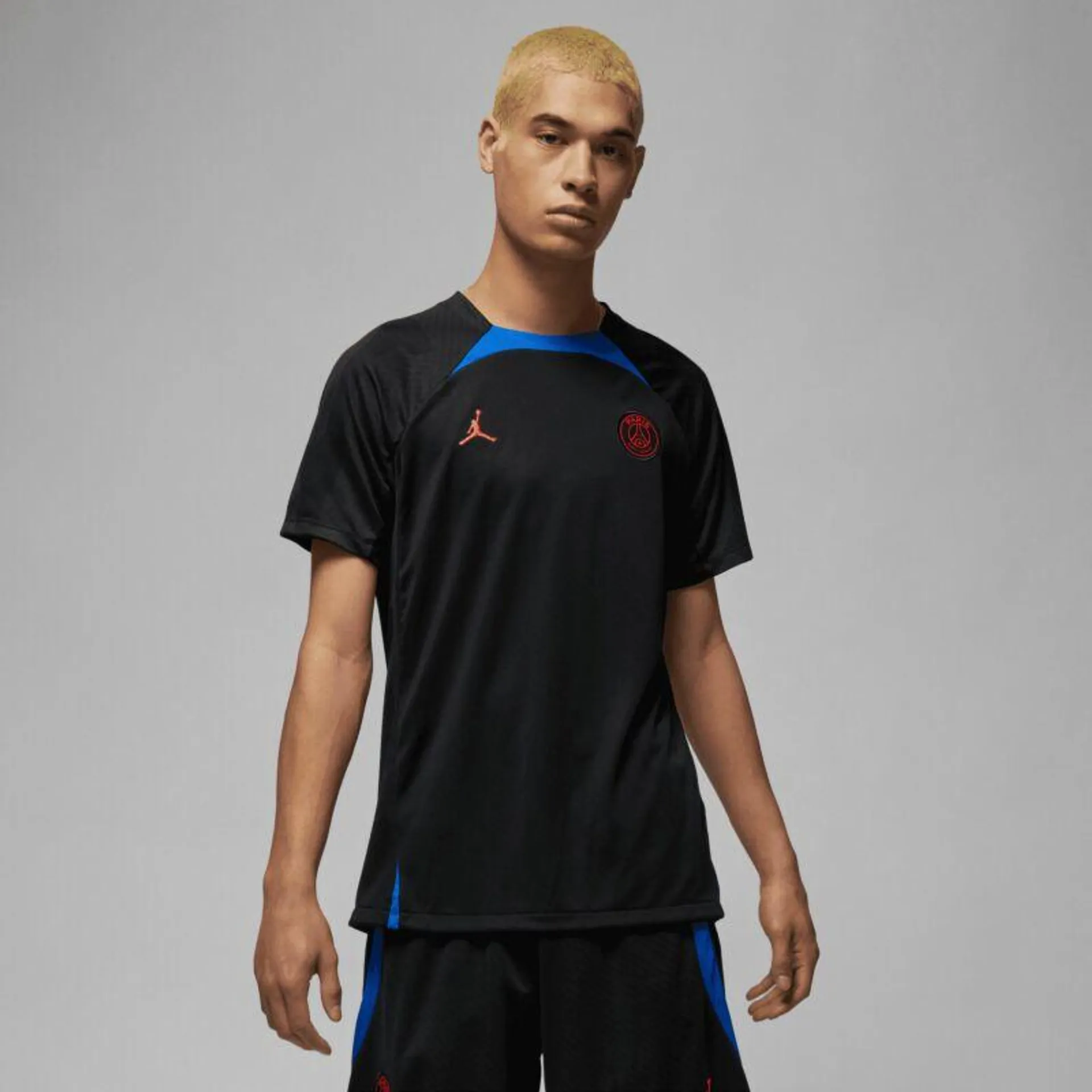 Nike PSG x Jordan Dri-Fit Strike Top - Black/Royal 2022-2023