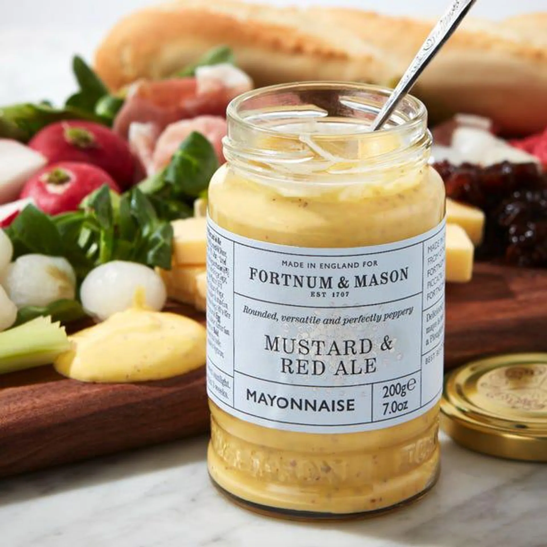 Fortnum's Red Ale & Mustard Mayonnaise, 190g