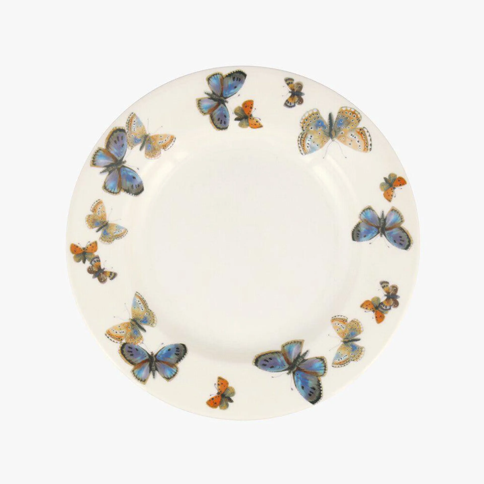 Seconds Common Blue Butterfly 8 1/2 Inch Plate