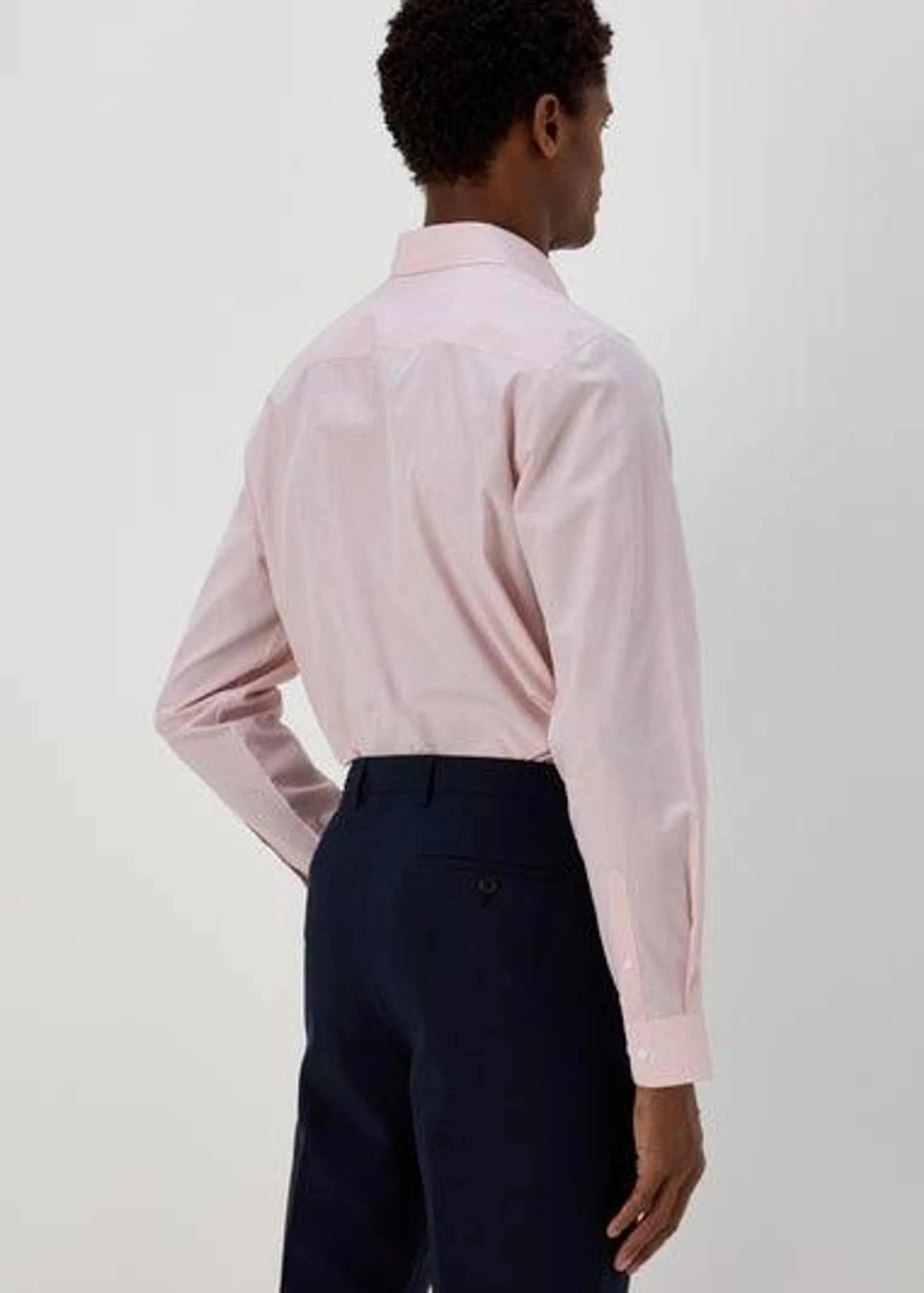 Taylor & Wright Pink Check Regular Shirt