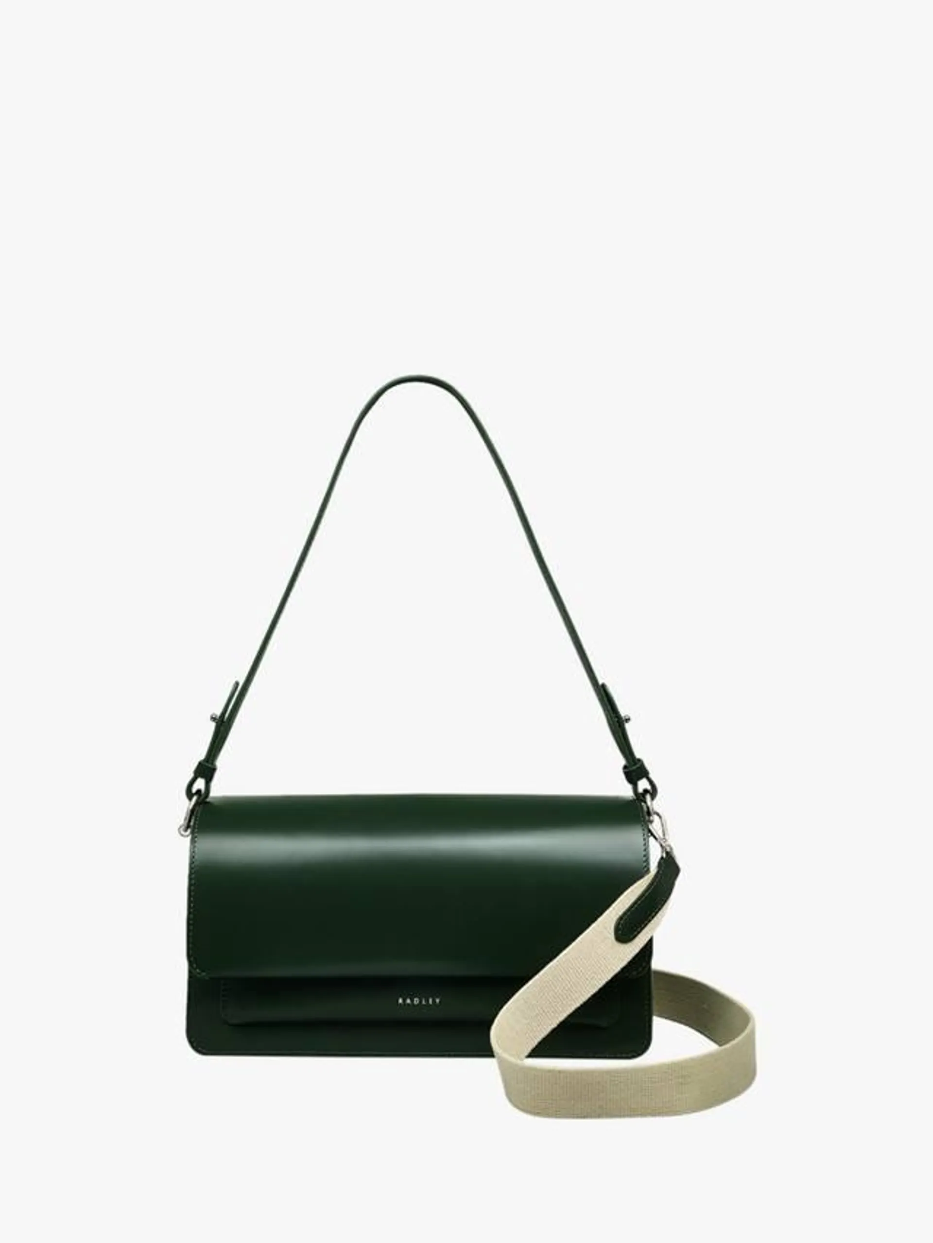 Leather Lane Leather Medium Flapover Shoulder Bag