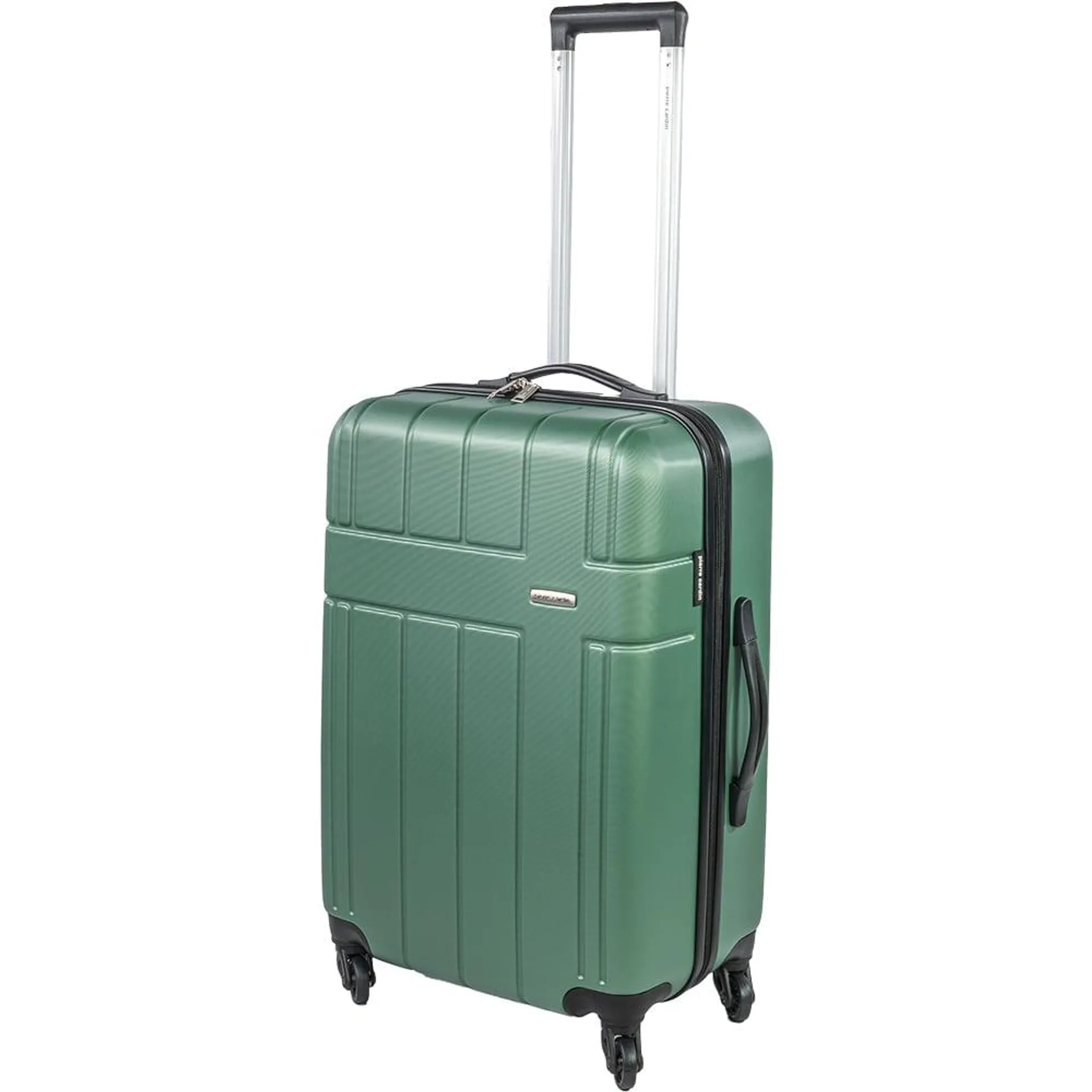 Pierre Cardin Medium Green Lightweight Trolley Suitcase