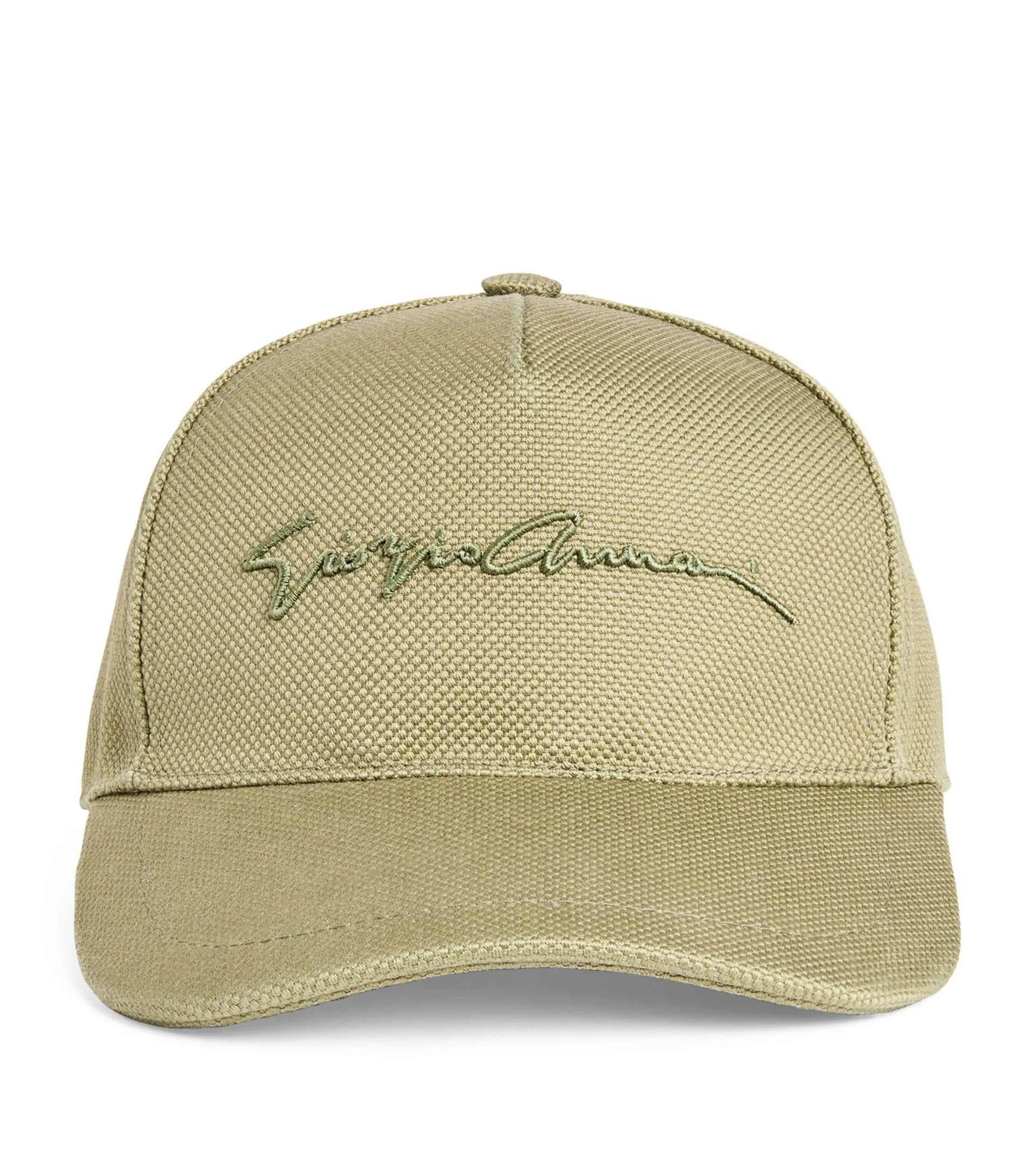 Cotton Script Logo Baseball Cap