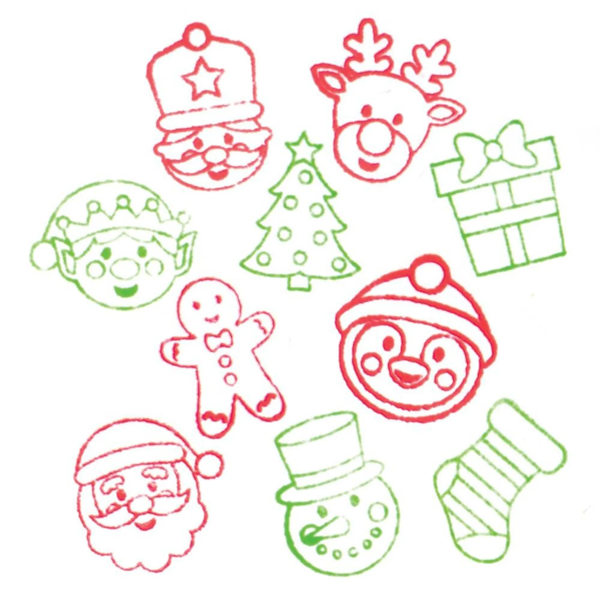 Festive Self-Inking Stampers